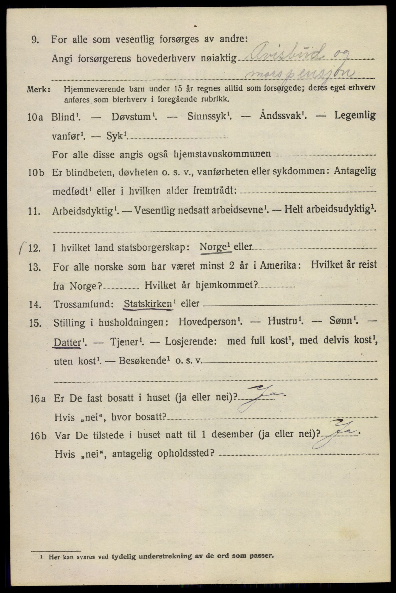 SAO, Folketelling 1920 for 0301 Kristiania kjøpstad, 1920, s. 561320