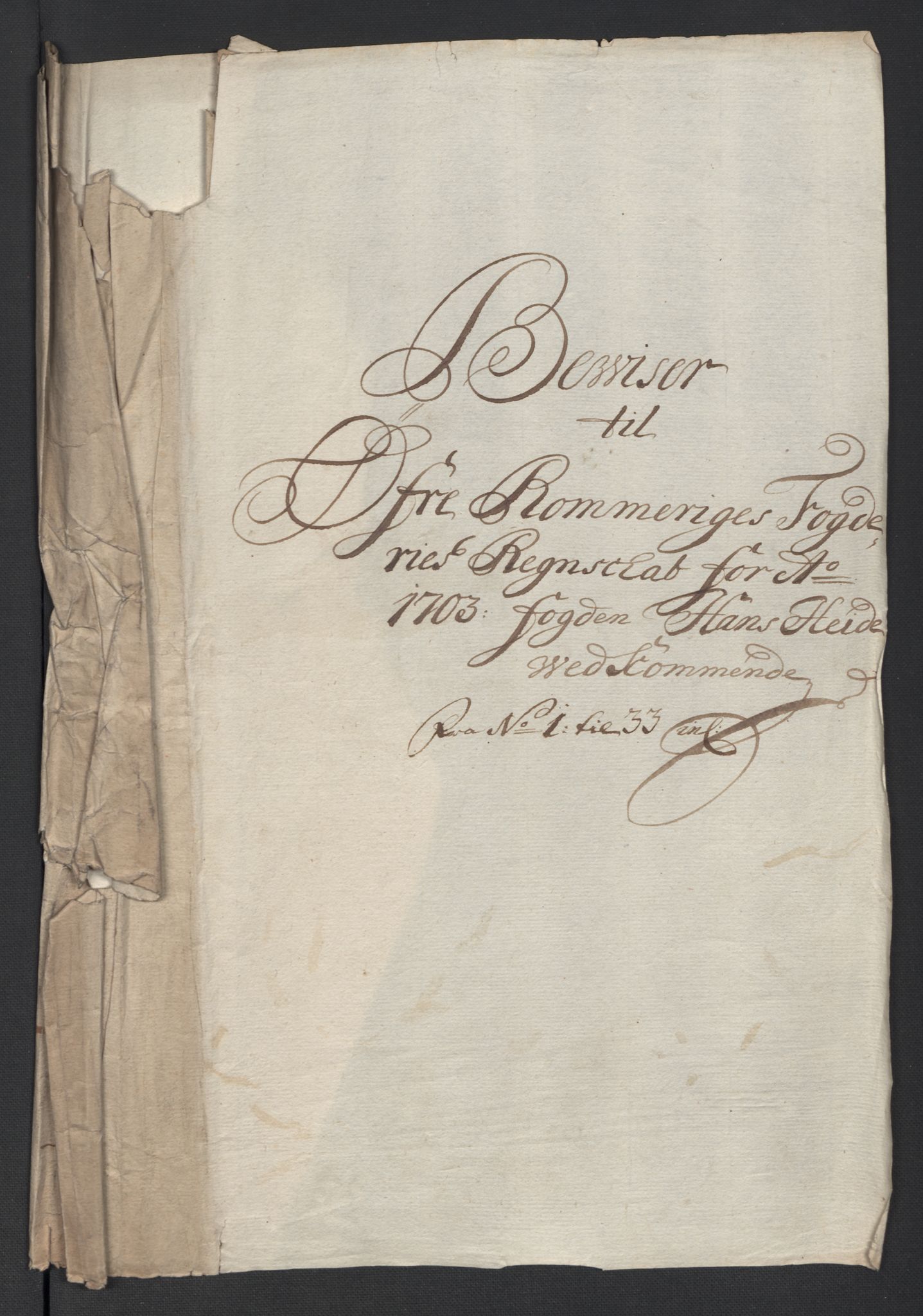 Rentekammeret inntil 1814, Reviderte regnskaper, Fogderegnskap, AV/RA-EA-4092/R12/L0716: Fogderegnskap Øvre Romerike, 1703, s. 20