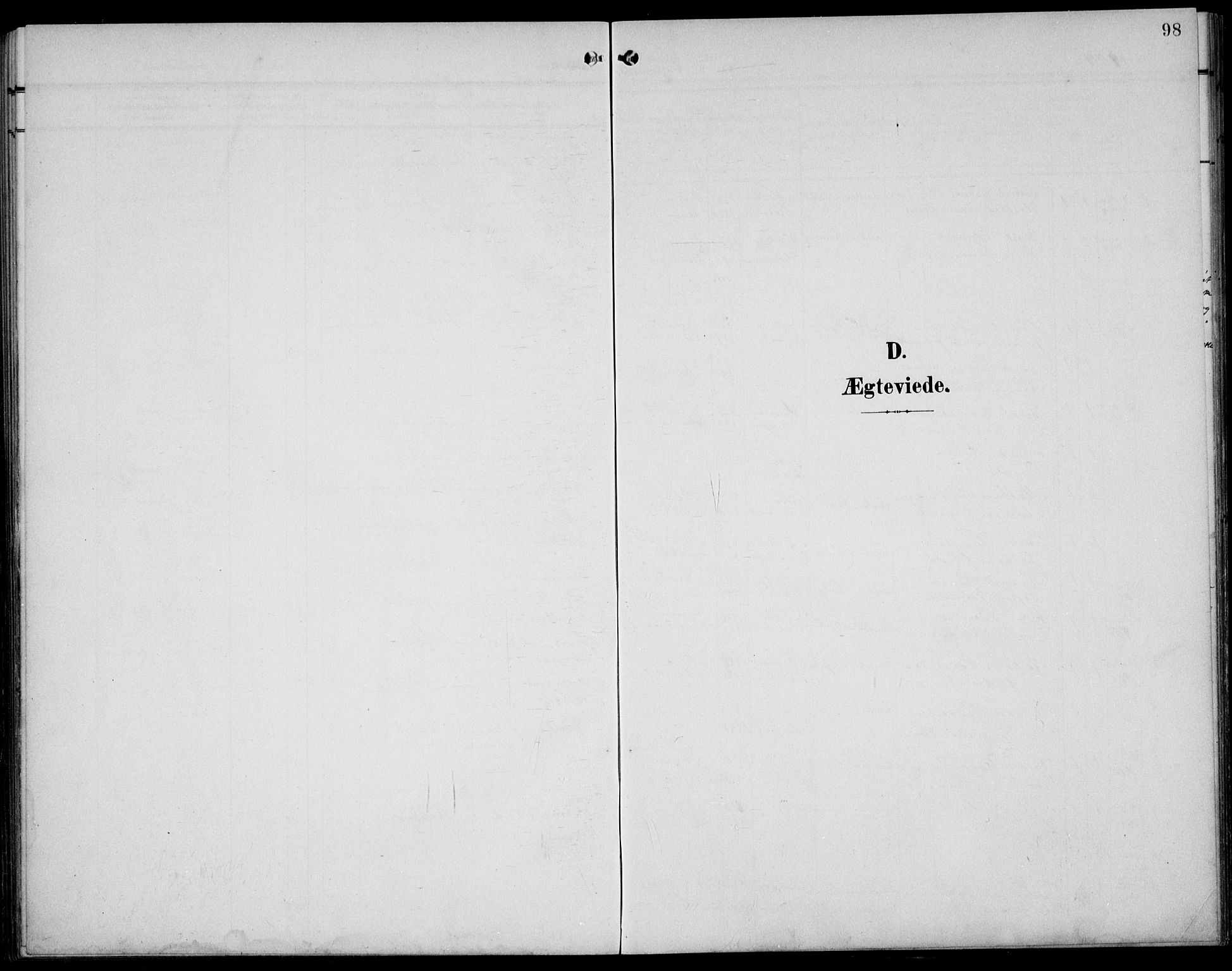 Sokndal sokneprestkontor, SAST/A-101808: Klokkerbok nr. B 7, 1904-1935, s. 98