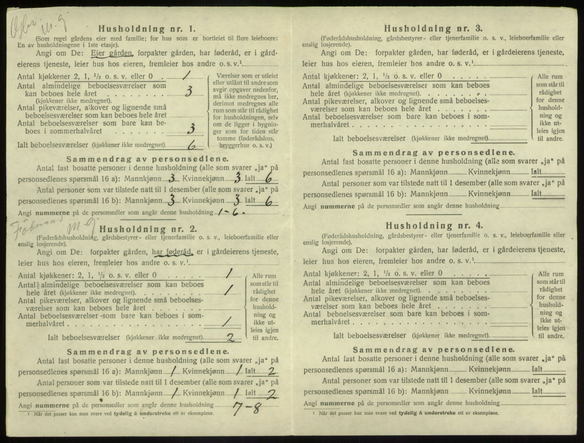 SAB, Folketelling 1920 for 1432 Førde herred, 1920, s. 216