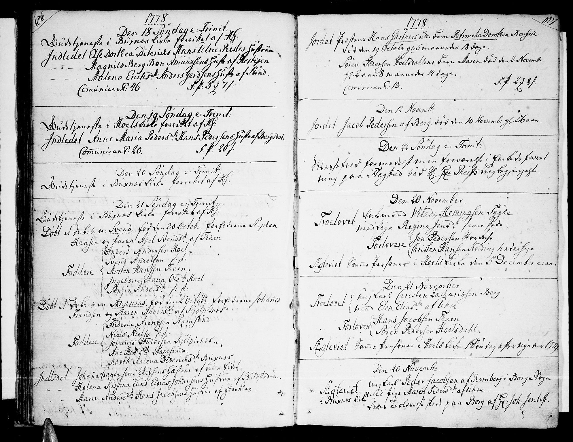 Ministerialprotokoller, klokkerbøker og fødselsregistre - Nordland, AV/SAT-A-1459/881/L1149: Ministerialbok nr. 881A02, 1773-1793, s. 106-107