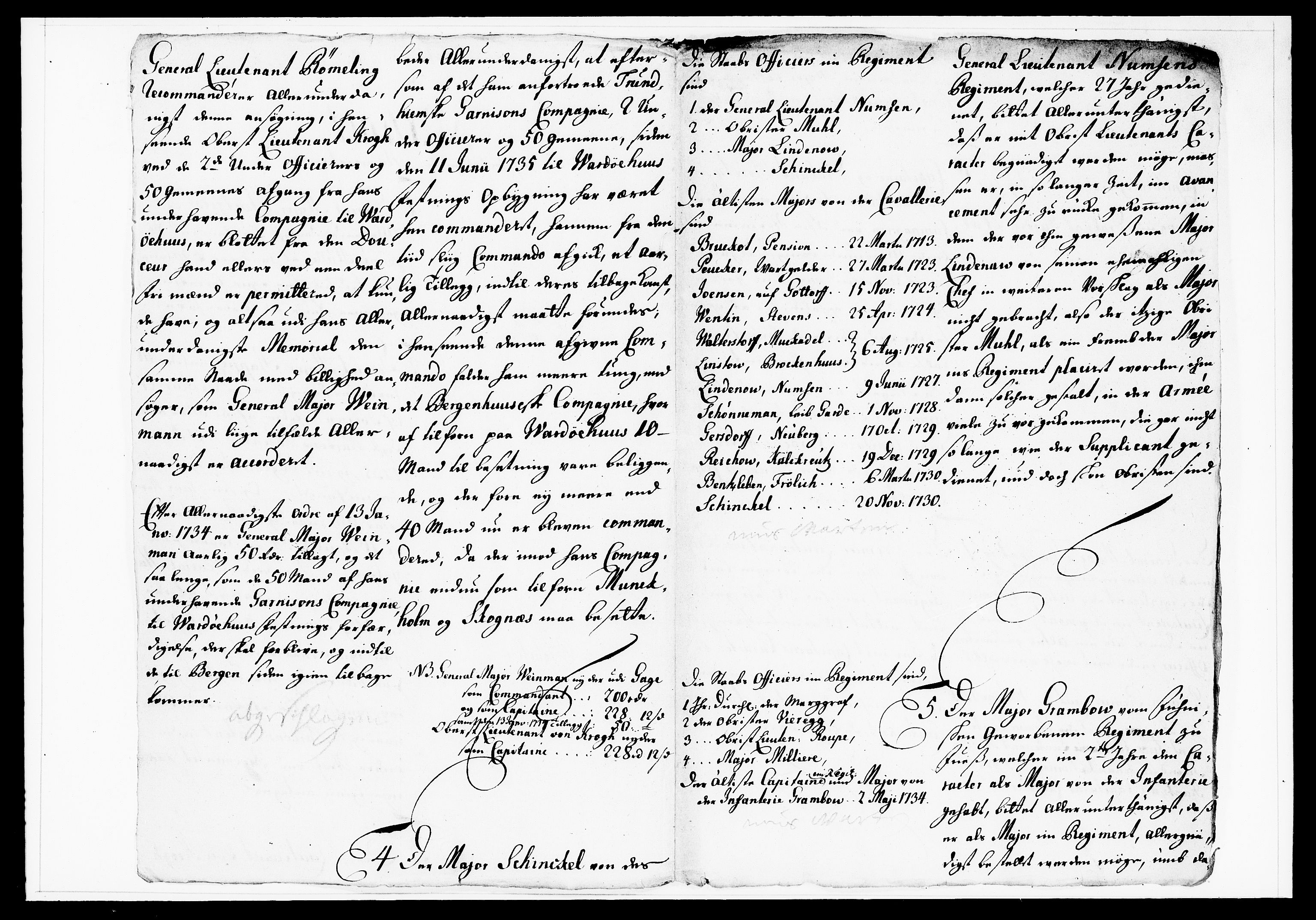 Krigskollegiet, Krigskancelliet, DRA/A-0006/-/1130-1137: Refererede sager, 1736, s. 25
