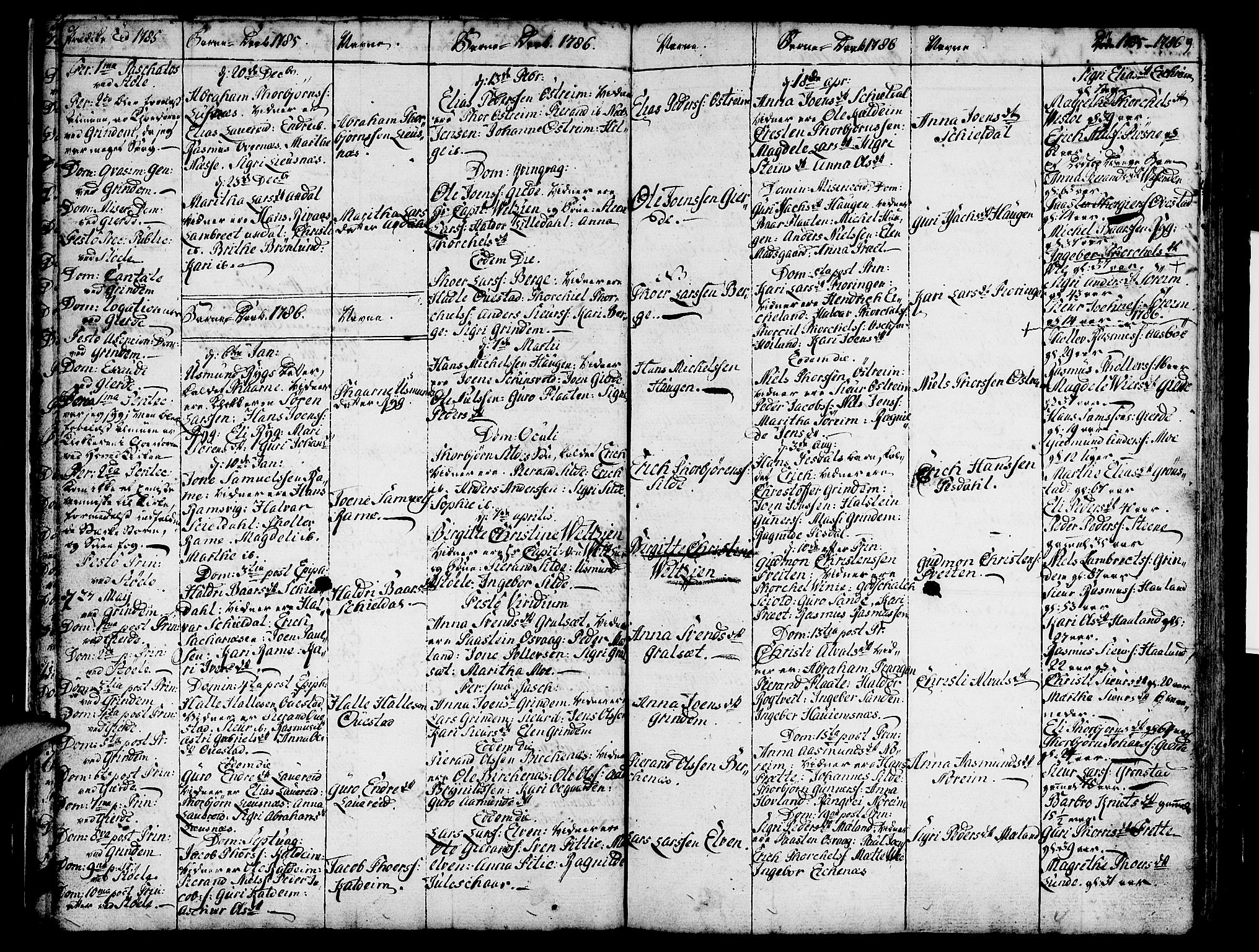 Etne sokneprestembete, AV/SAB-A-75001/H/Haa: Ministerialbok nr. A 4, 1782-1807, s. 9