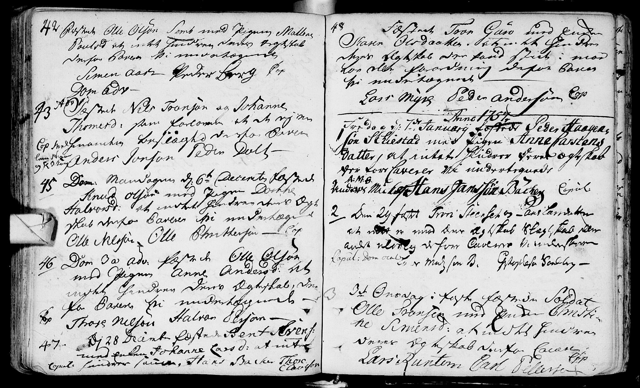 Eiker kirkebøker, AV/SAKO-A-4/F/Fa/L0005: Ministerialbok nr. I 5 /1, 1705-1759