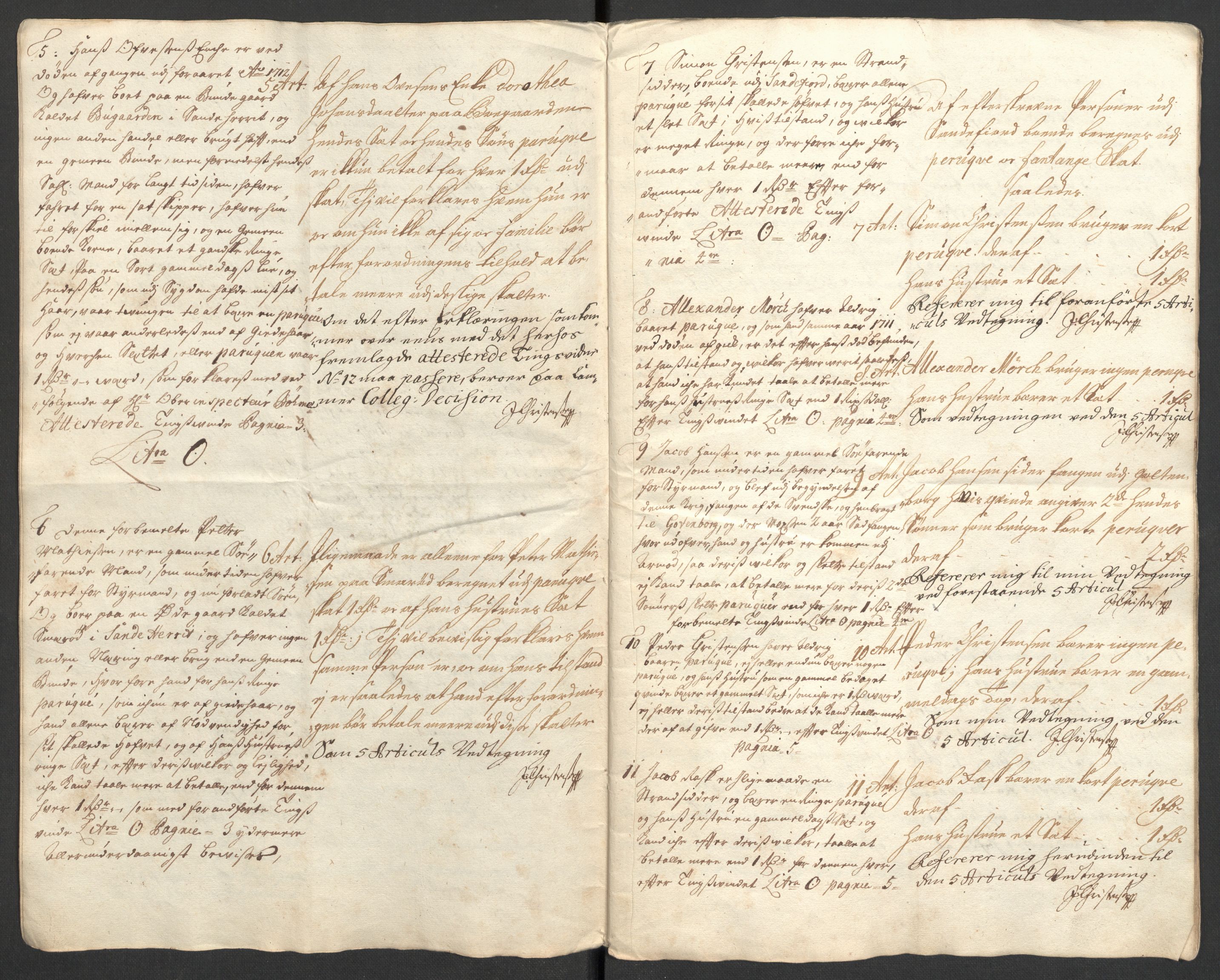 Rentekammeret inntil 1814, Reviderte regnskaper, Fogderegnskap, AV/RA-EA-4092/R33/L1983: Fogderegnskap Larvik grevskap, 1711, s. 245