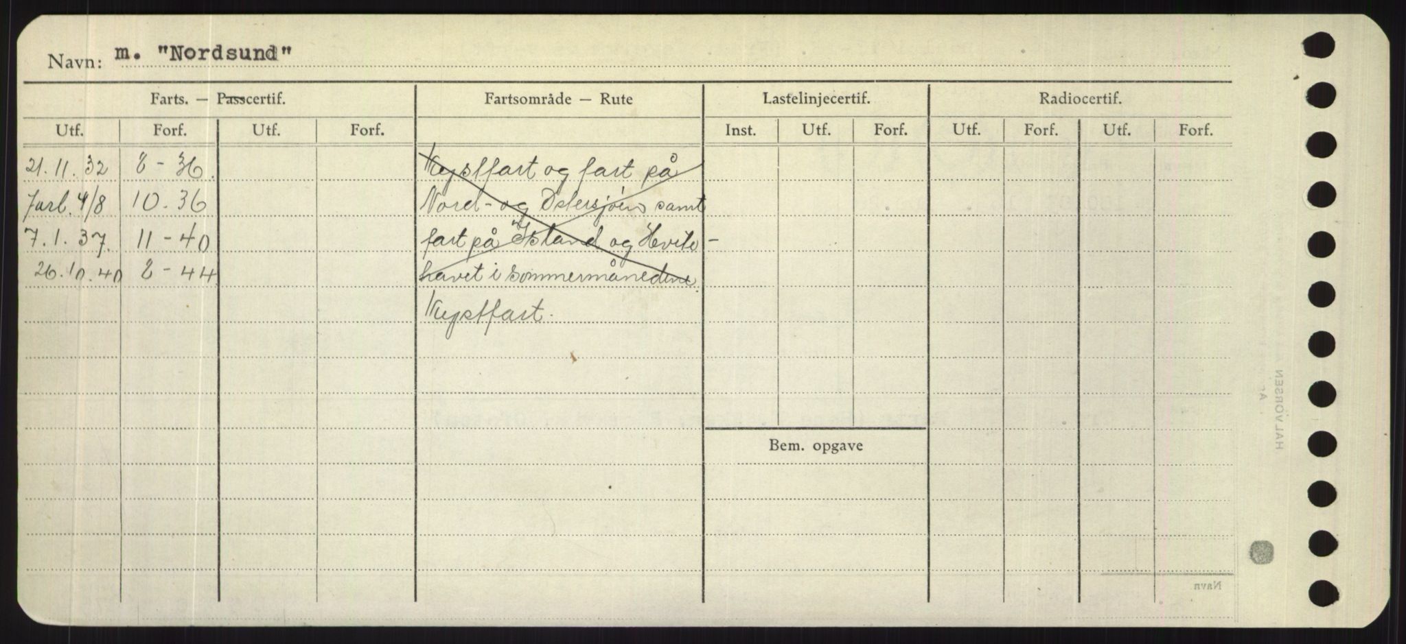 Sjøfartsdirektoratet med forløpere, Skipsmålingen, RA/S-1627/H/Hd/L0026: Fartøy, N-Norhol, s. 560