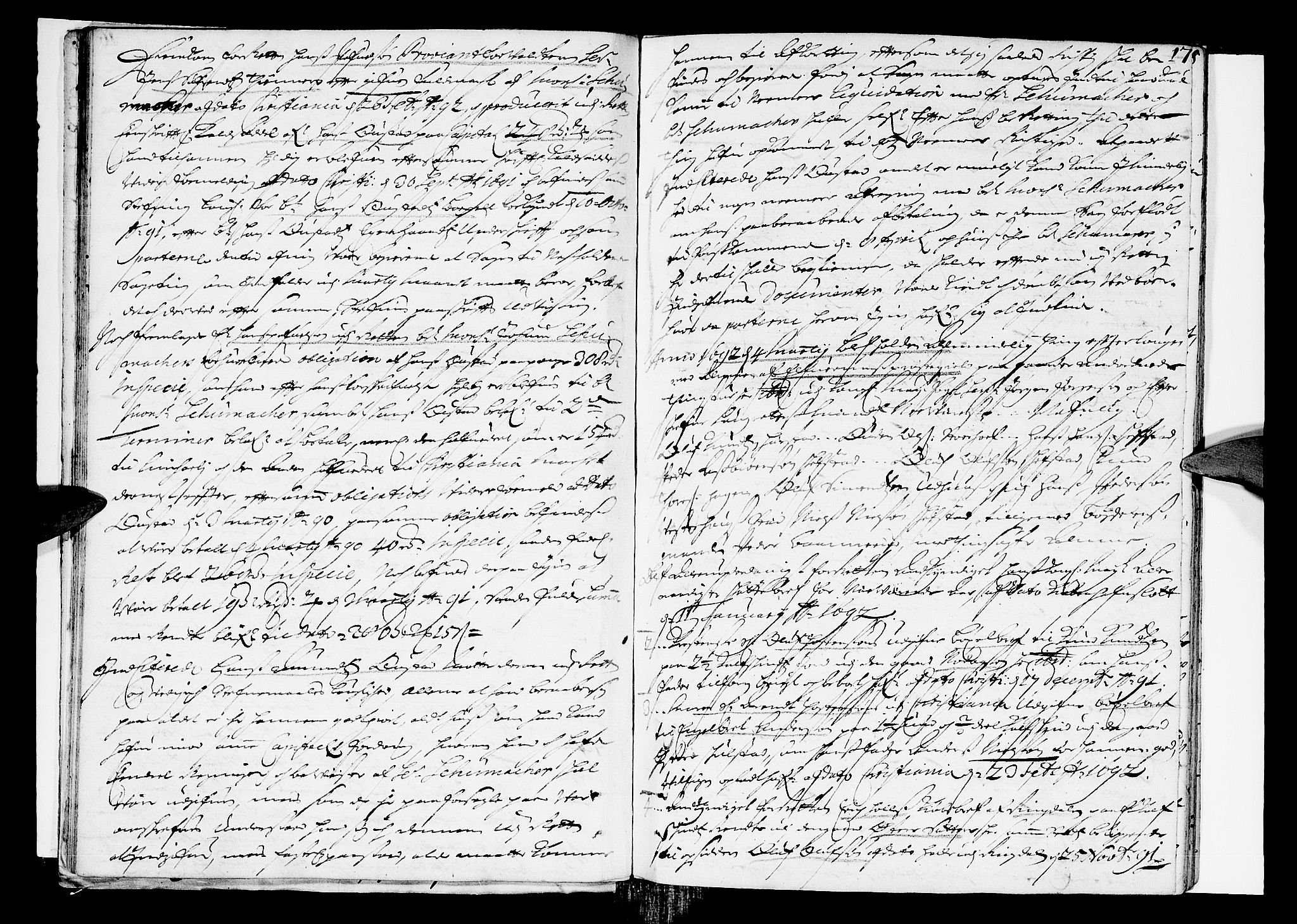 Solør og Østerdalen sorenskriveri, AV/SAH-TING-024/G/Gb/L0030: Tingbok, 1692, s. 16b-17a