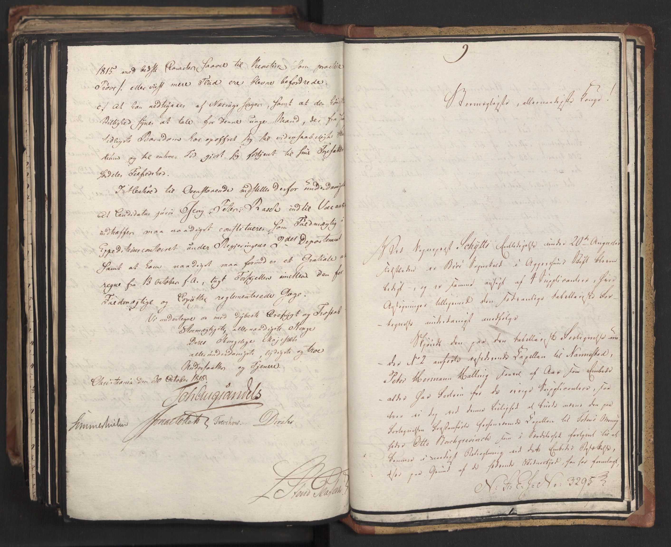 Statsrådsavdelingen i Stockholm, AV/RA-S-1003/D/Da/L0015: Regjeringsinnstillinger nr. 3058-3300, 1818, s. 572