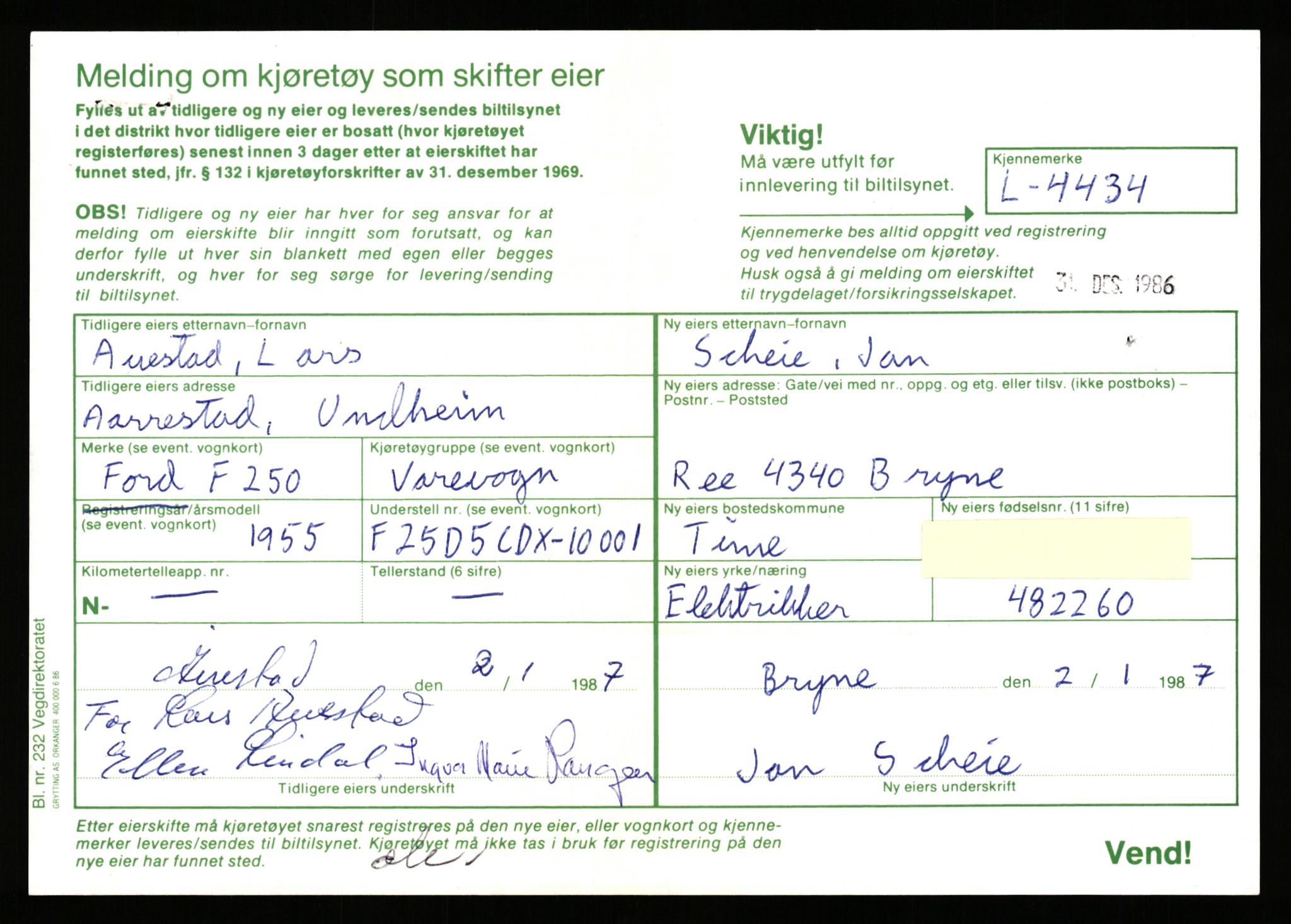 Stavanger trafikkstasjon, AV/SAST-A-101942/0/F/L0012: L-4200 - L-4699, 1930-1971, s. 995