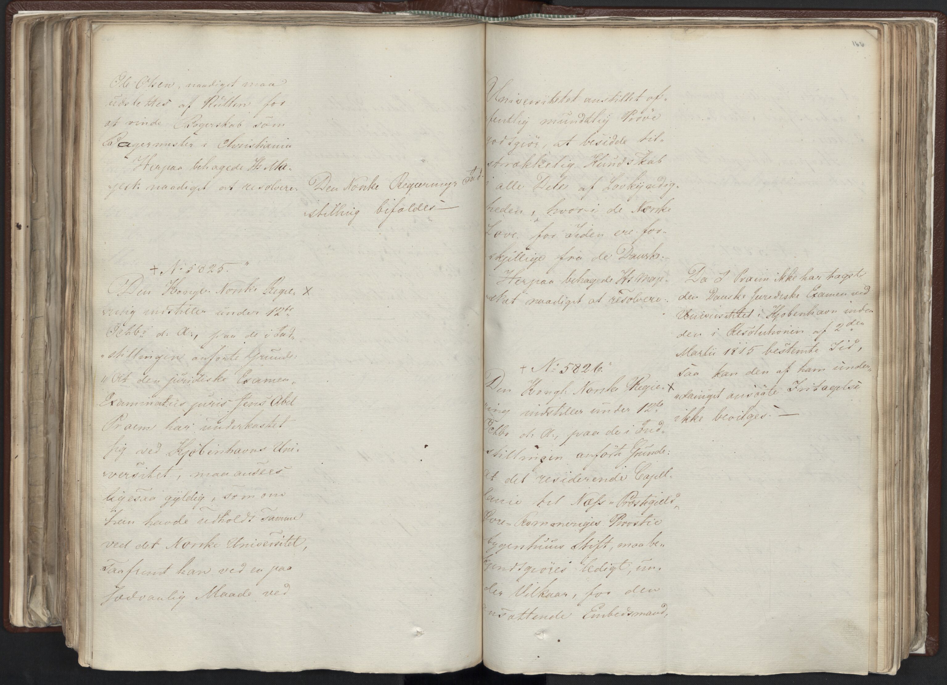 Statsrådssekretariatet, AV/RA-S-1001/A/Ab/L0012: Kgl. res. nr. 5679-6008 II, 1821, s. 165b-166a