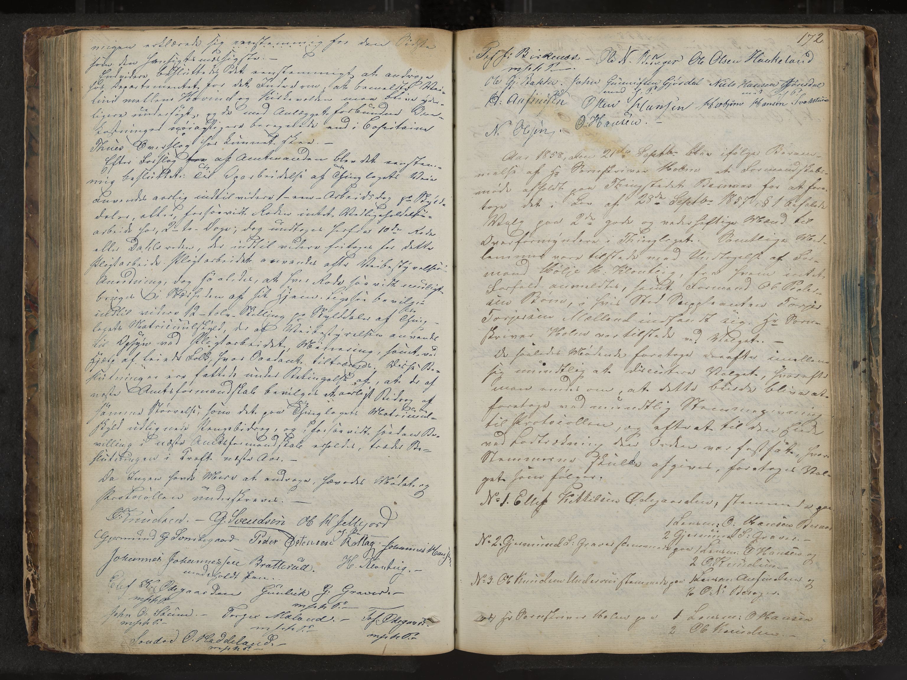 Tinn formannskap og sentraladministrasjon, IKAK/0826021-1/A/Aa/L0001: Møtebok, 1838-1882, s. 172