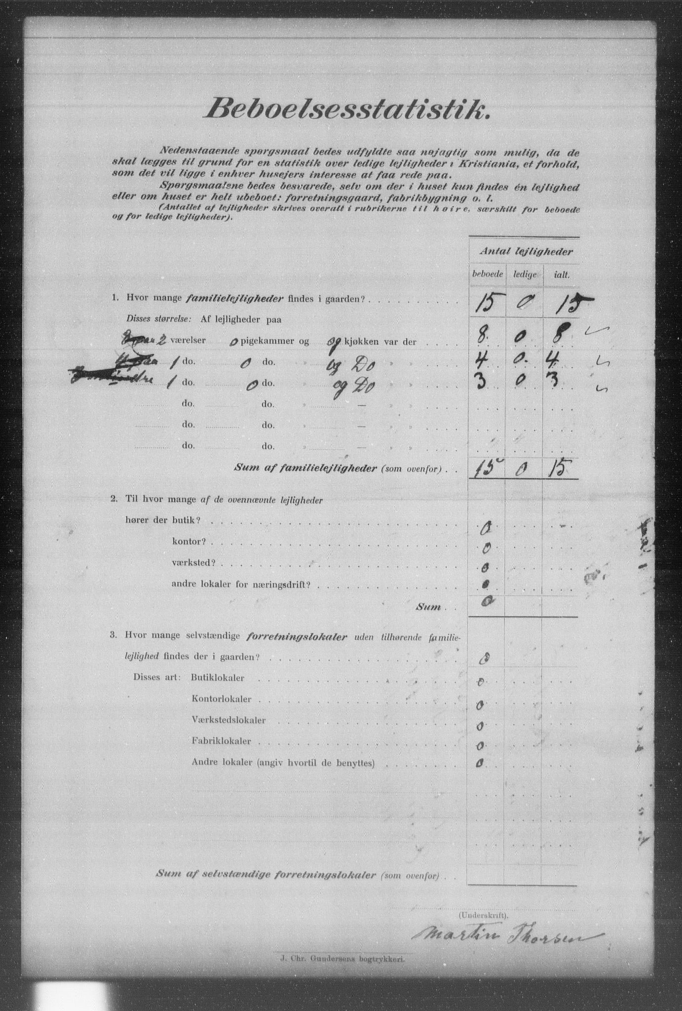 OBA, Kommunal folketelling 31.12.1903 for Kristiania kjøpstad, 1903, s. 22295