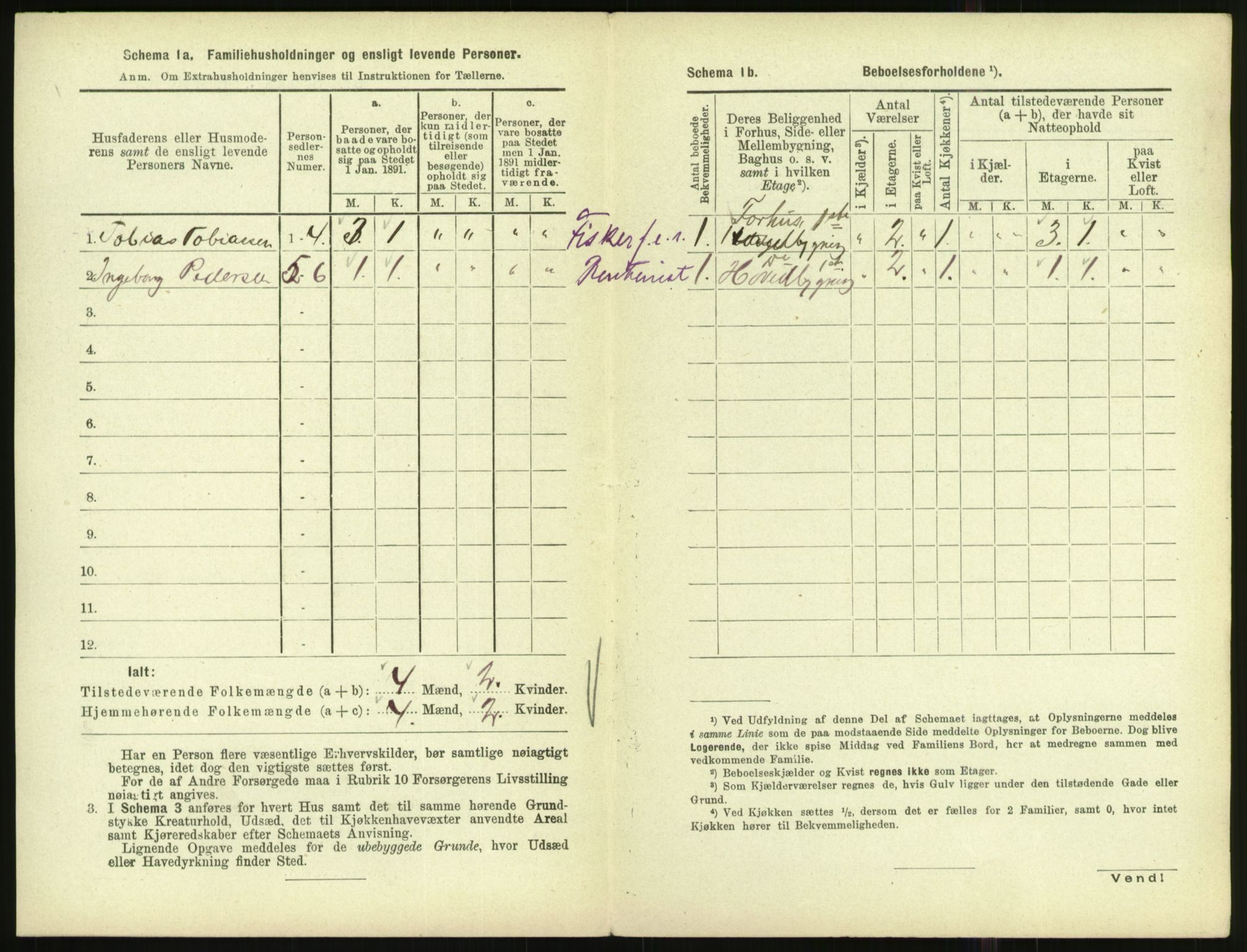 RA, Folketelling 1891 for 1002 Mandal ladested, 1891, s. 1380