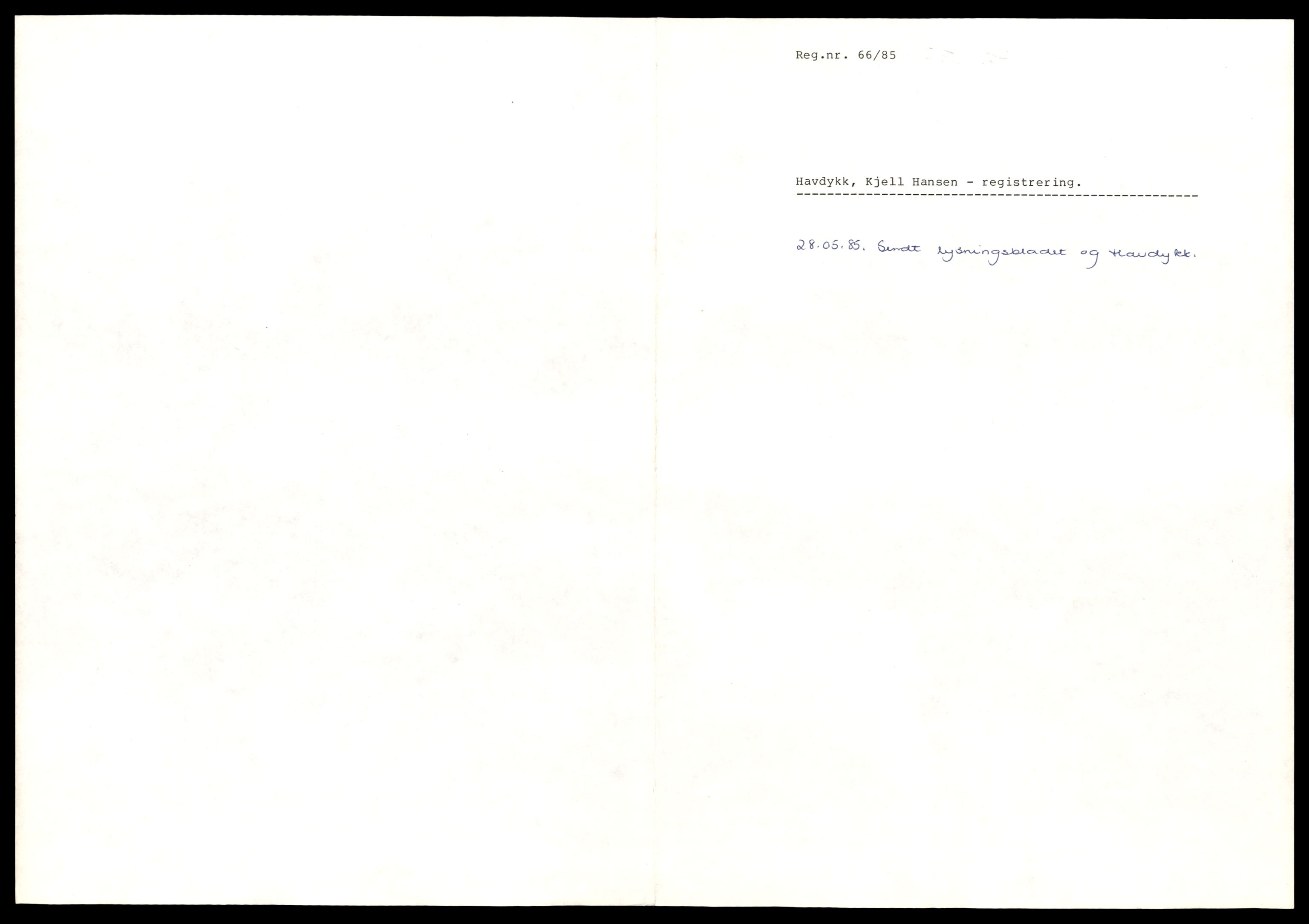Salten sorenskriveri, SAT/A-4578/4/J/Jd/Jda/L0010: Bilag. Enkeltmannsforetak, personlig firma og andelslag H, 1930-1989, s. 1