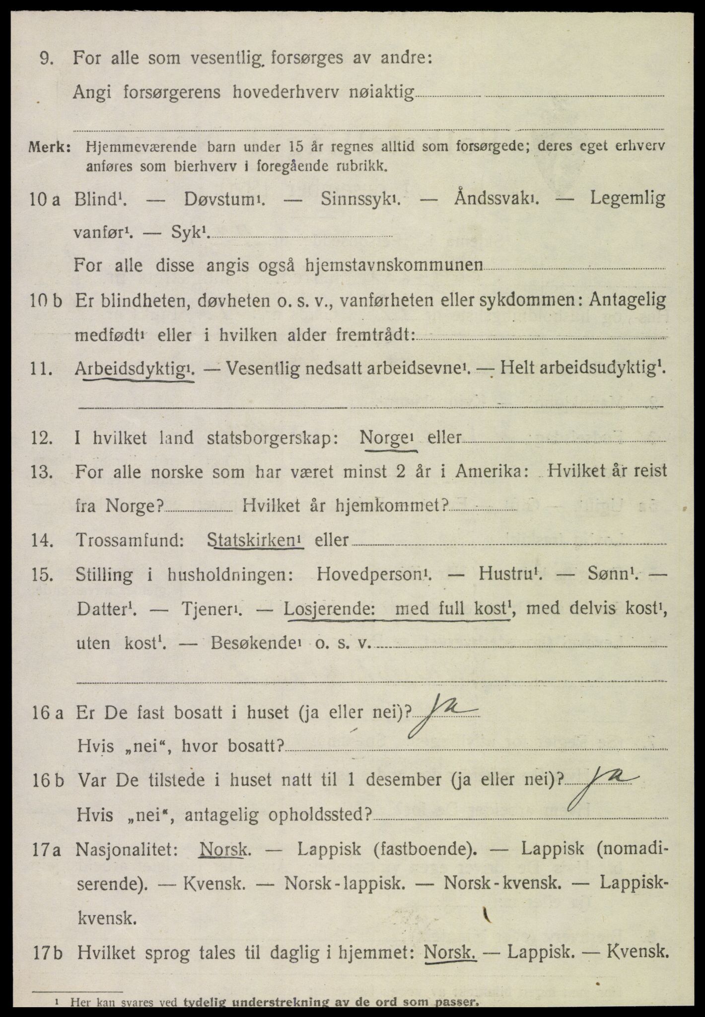 SAT, Folketelling 1920 for 1736 Snåsa herred, 1920, s. 3391