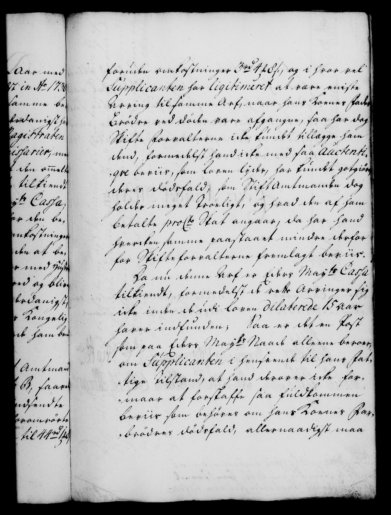 Rentekammeret, Kammerkanselliet, RA/EA-3111/G/Gf/Gfa/L0017: Norsk relasjons- og resolusjonsprotokoll (merket RK 52.17), 1734, s. 289
