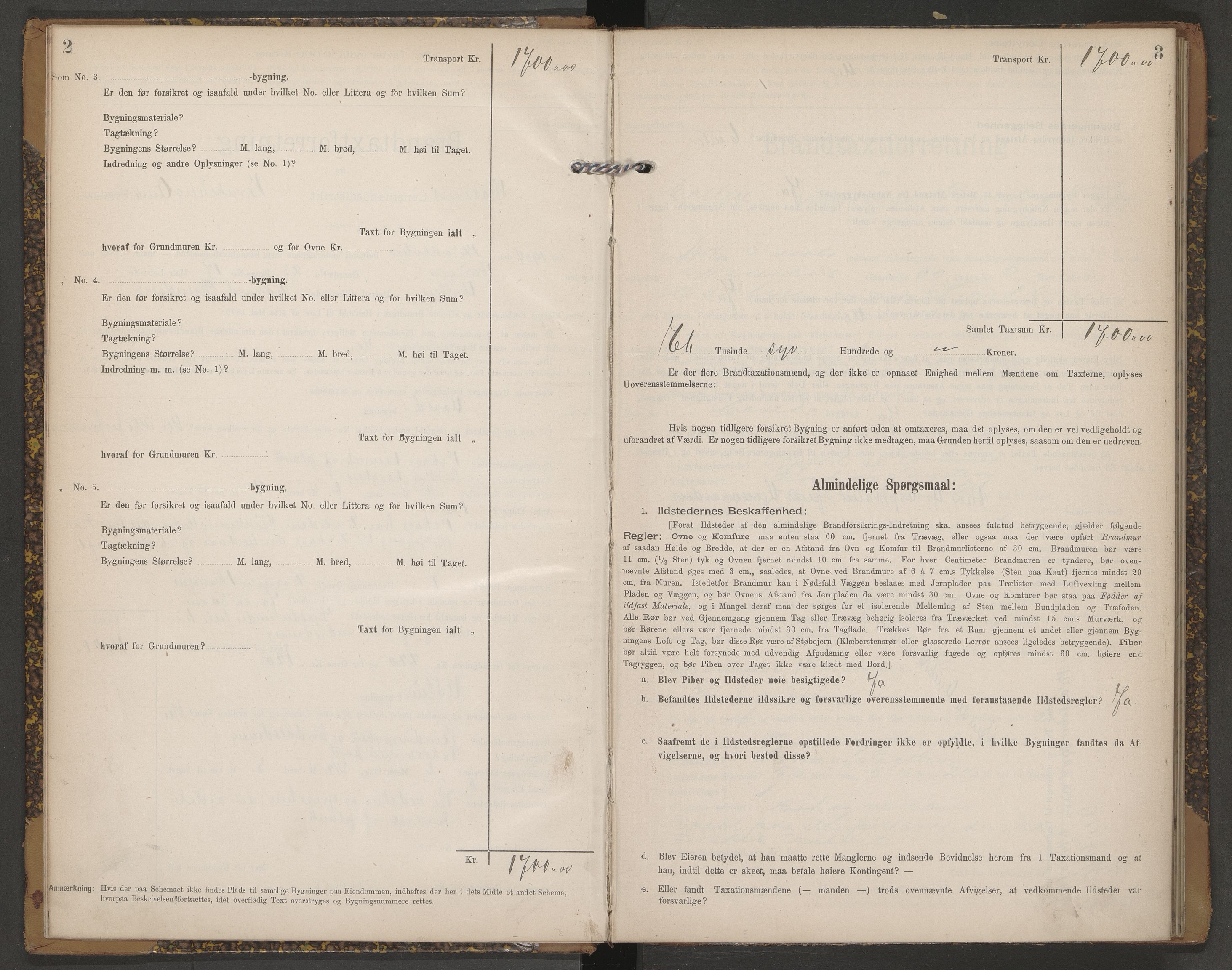 Holla lensmannskontor, AV/SAKO-A-560/Y/Yg/Ygb/L0002: Skjematakstprotokoll, 1904-1909