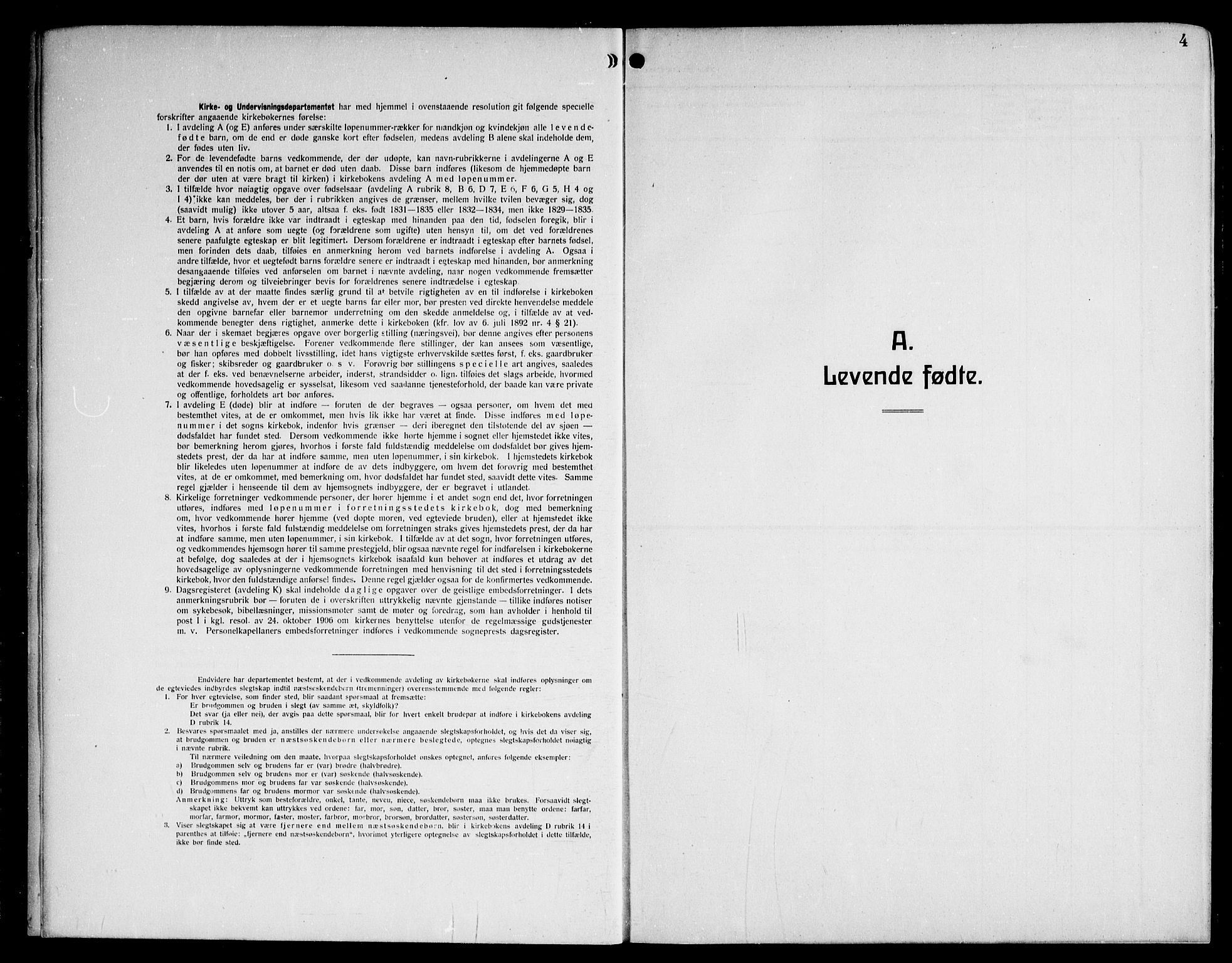 Enebakk prestekontor Kirkebøker, SAO/A-10171c/G/Ga/L0007: Klokkerbok nr. I 7, 1911-1949, s. 4