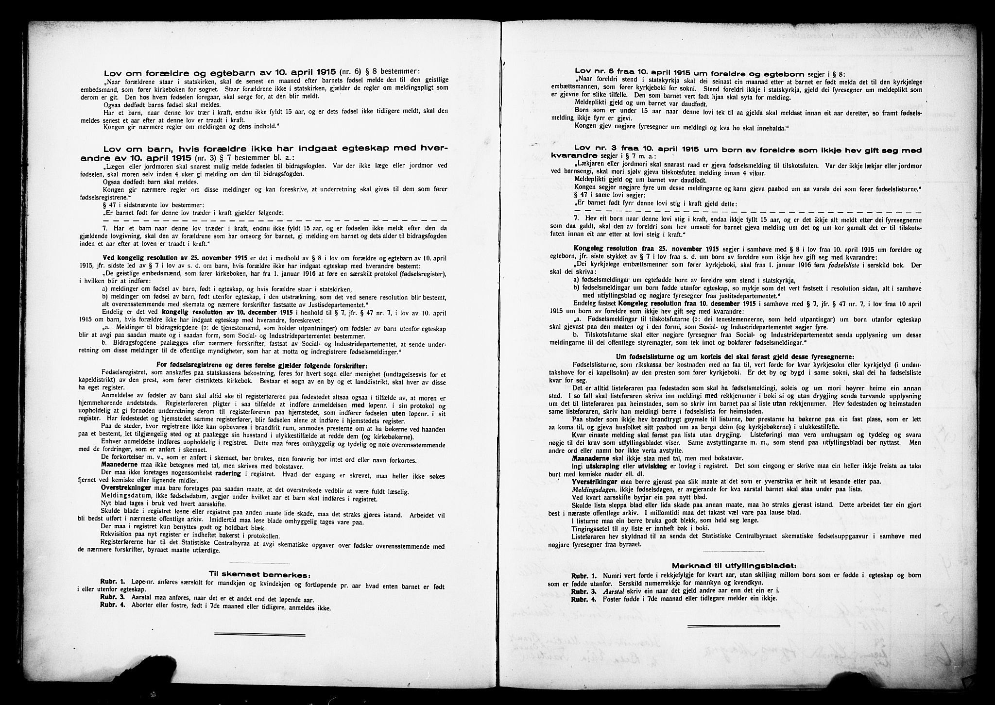 Domkirken sokneprestembete, SAB/A-74801/I/Id/L00A1: Fødselsregister nr. A 1, 1916-1923