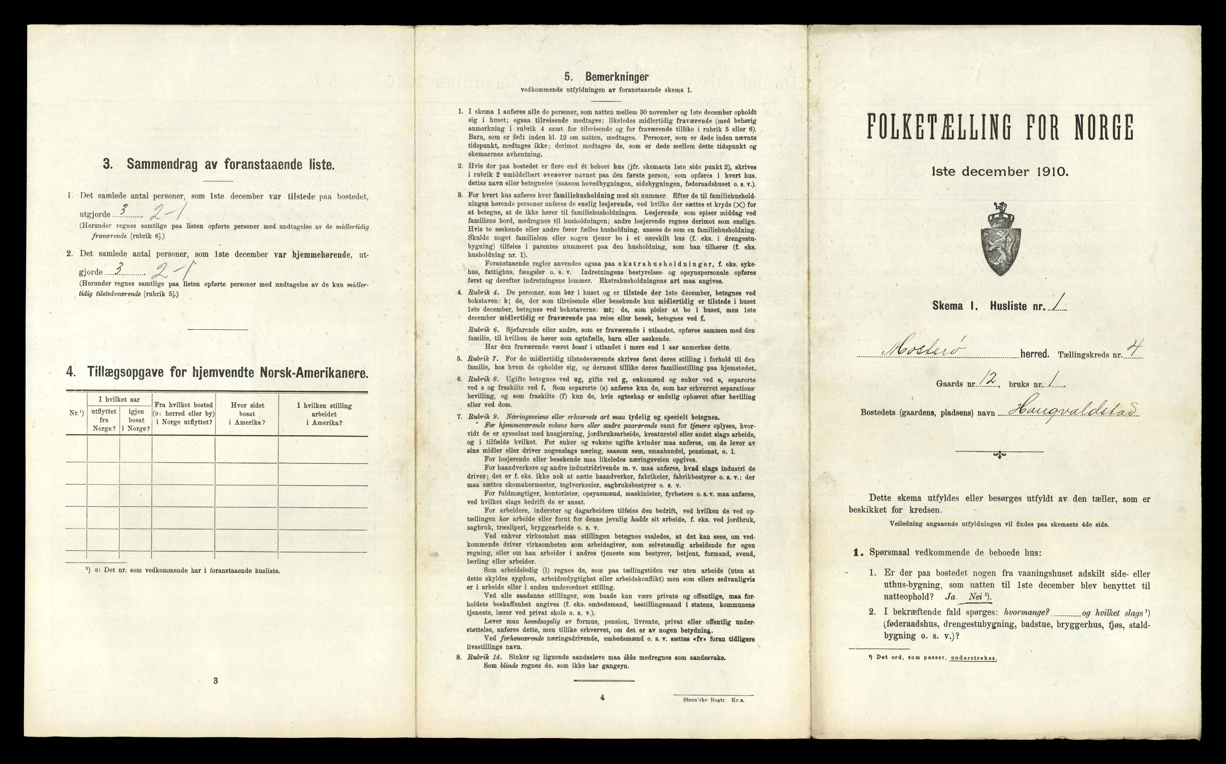 RA, Folketelling 1910 for 1143 Mosterøy herred, 1910, s. 219