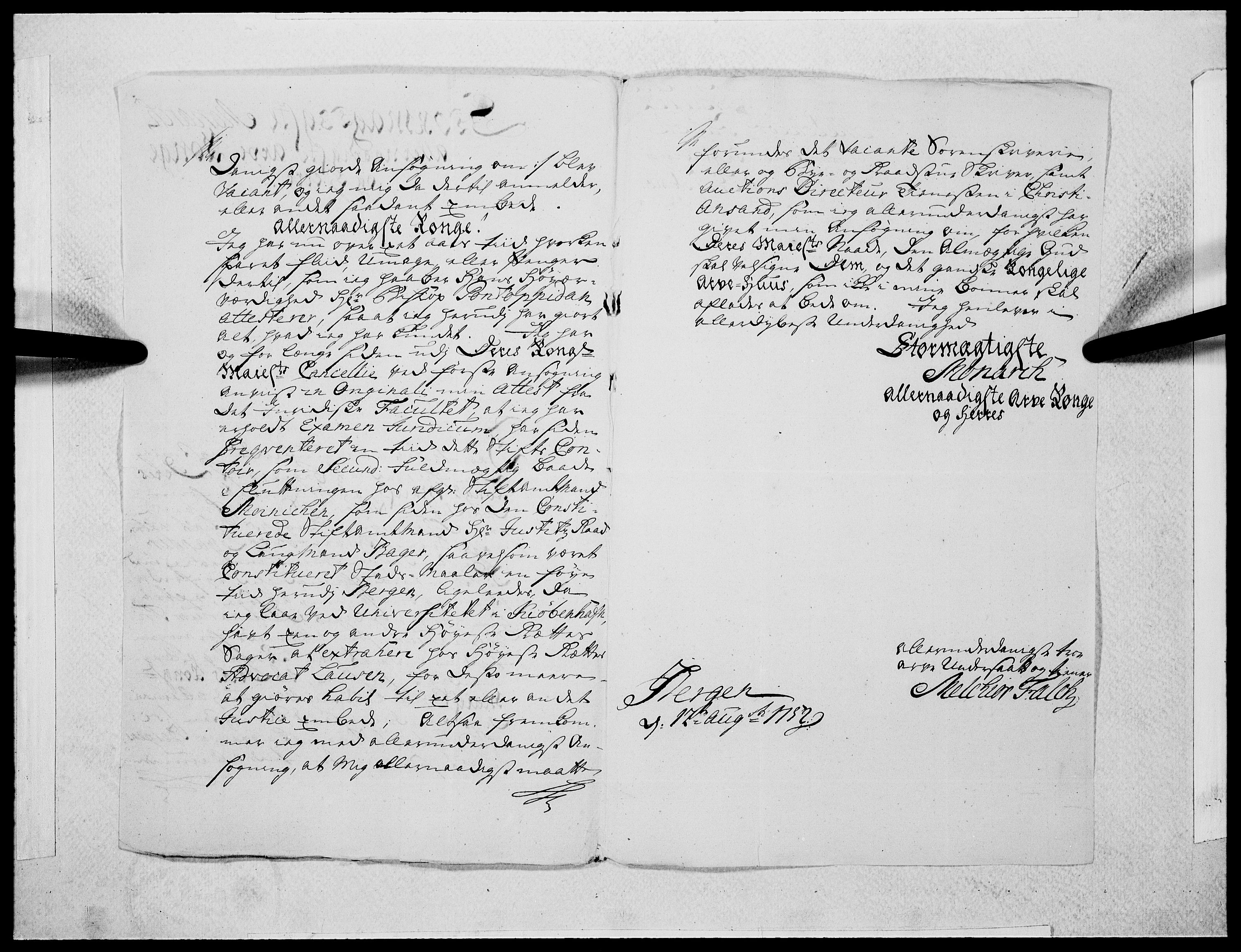 Danske Kanselli 1572-1799, AV/RA-EA-3023/F/Fc/Fcc/Fcca/L0162: Norske innlegg 1572-1799, 1752, s. 280