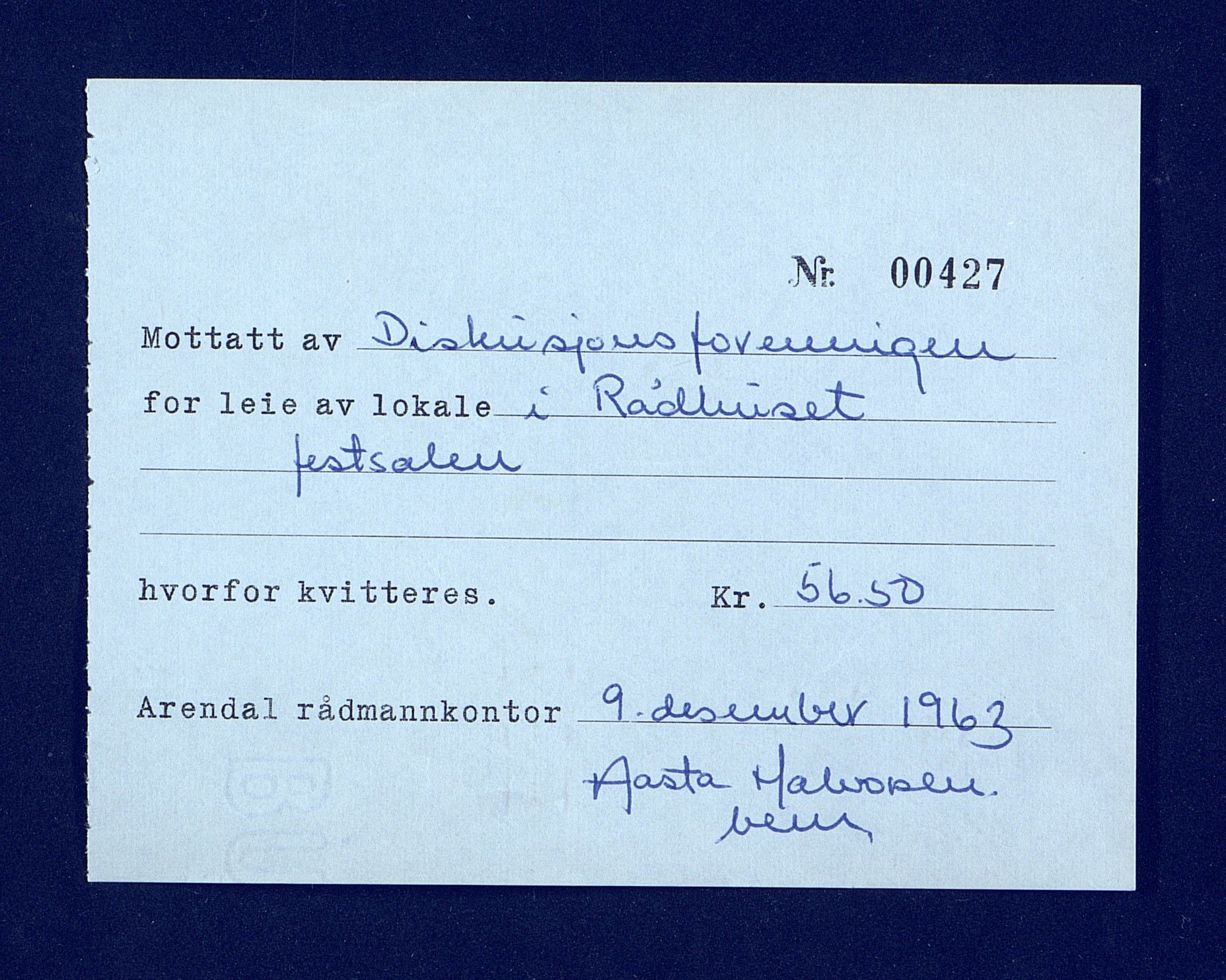 Samling av foreningsarkiv. A-Å, AAKS/PA-1059/F/L0014: Foreninger, Arendal