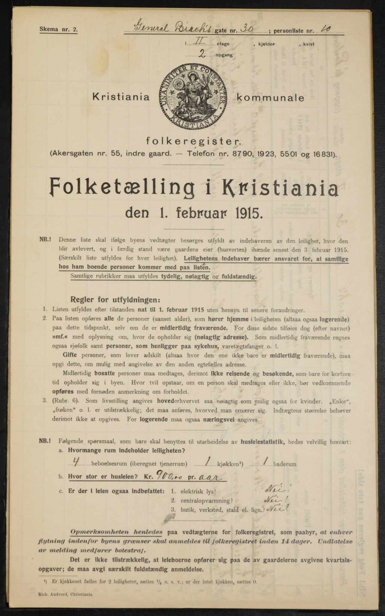 OBA, Kommunal folketelling 1.2.1915 for Kristiania, 1915, s. 28728