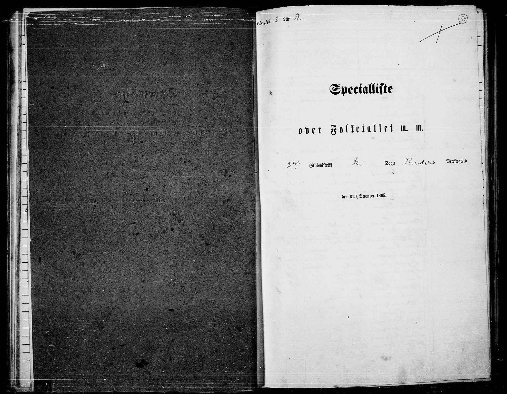 RA, Folketelling 1865 for 0212P Kråkstad prestegjeld, 1865, s. 48