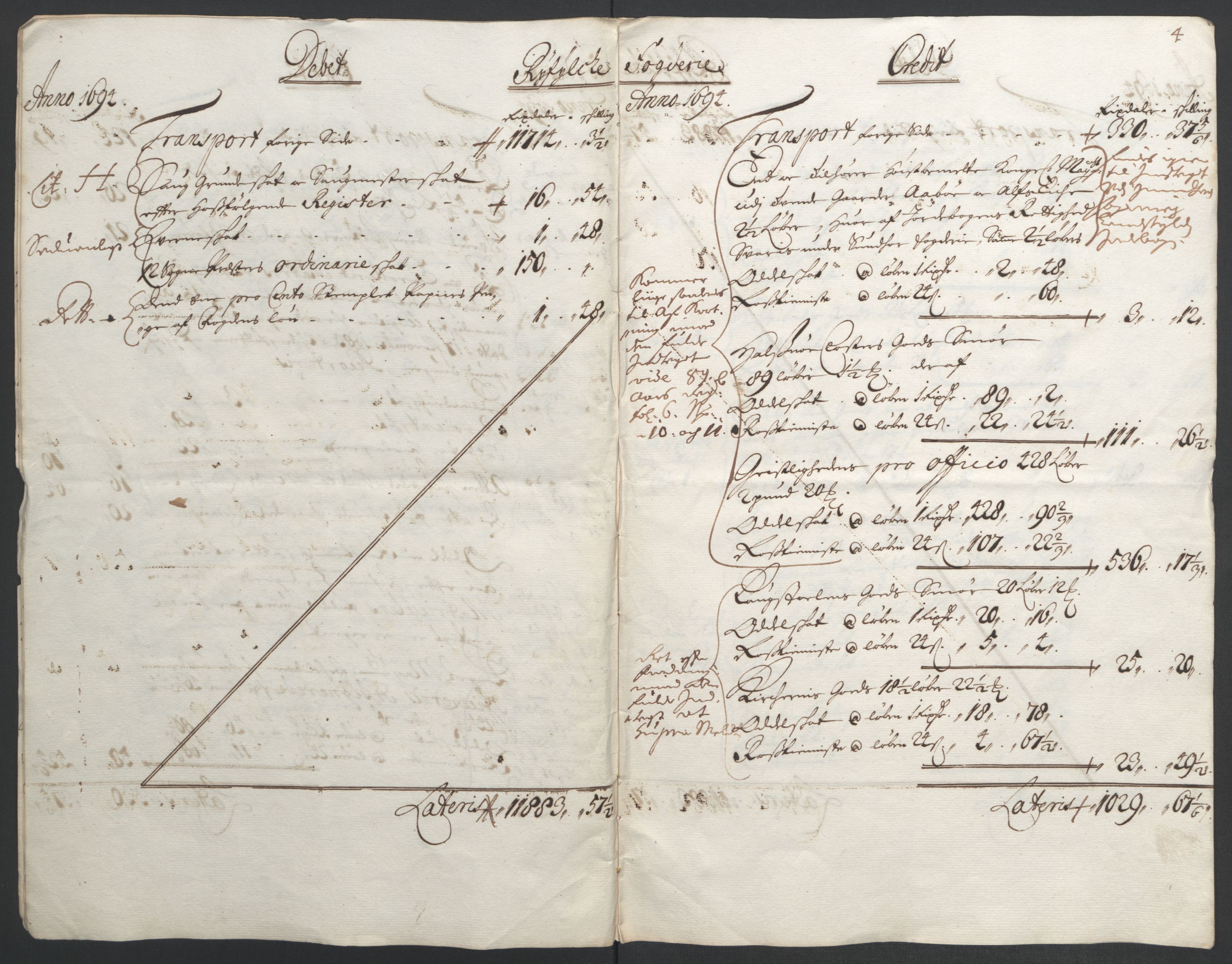 Rentekammeret inntil 1814, Reviderte regnskaper, Fogderegnskap, AV/RA-EA-4092/R47/L2857: Fogderegnskap Ryfylke, 1694-1696, s. 7