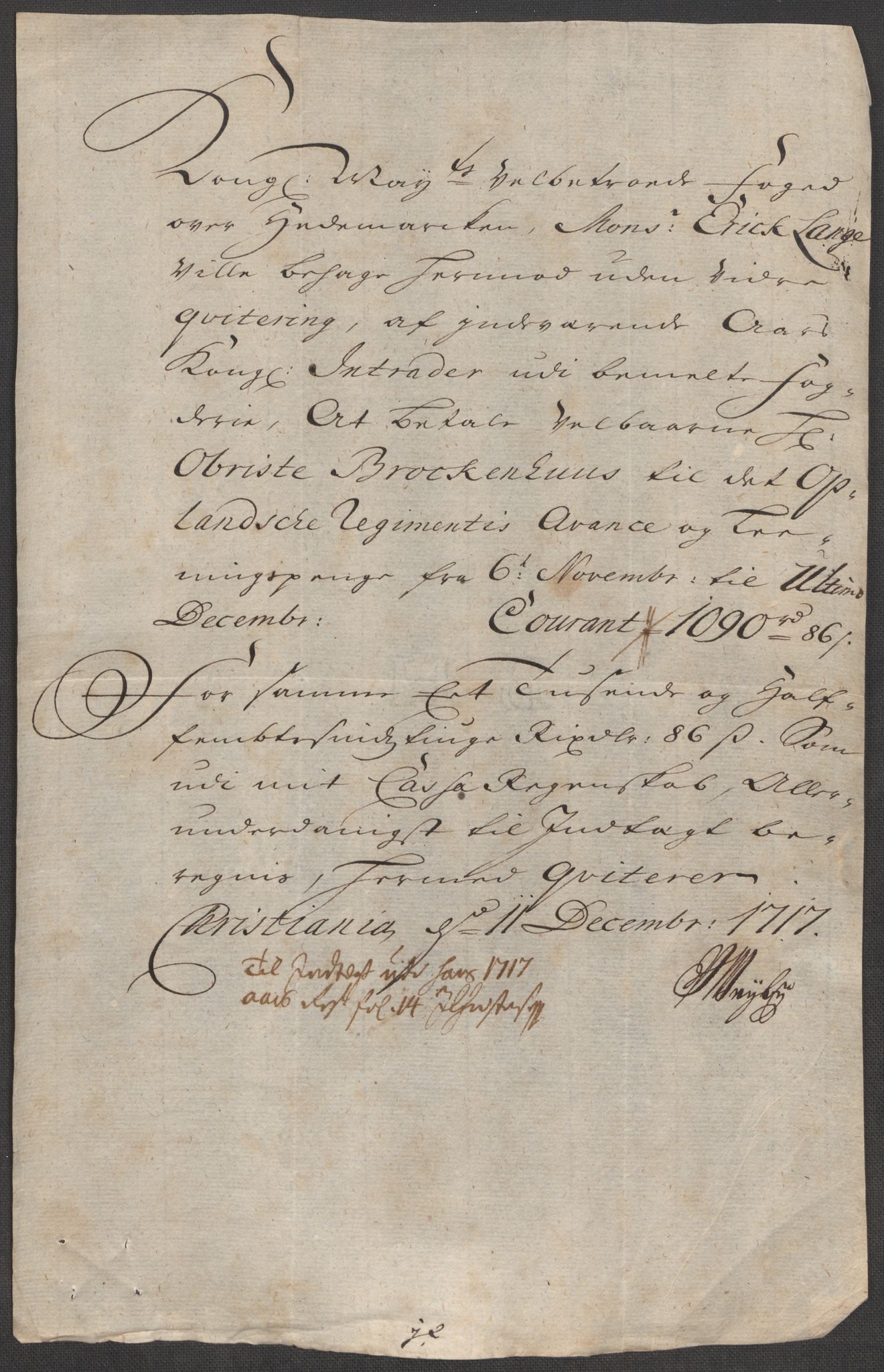 Rentekammeret inntil 1814, Reviderte regnskaper, Fogderegnskap, RA/EA-4092/R16/L1056: Fogderegnskap Hedmark, 1717, s. 415