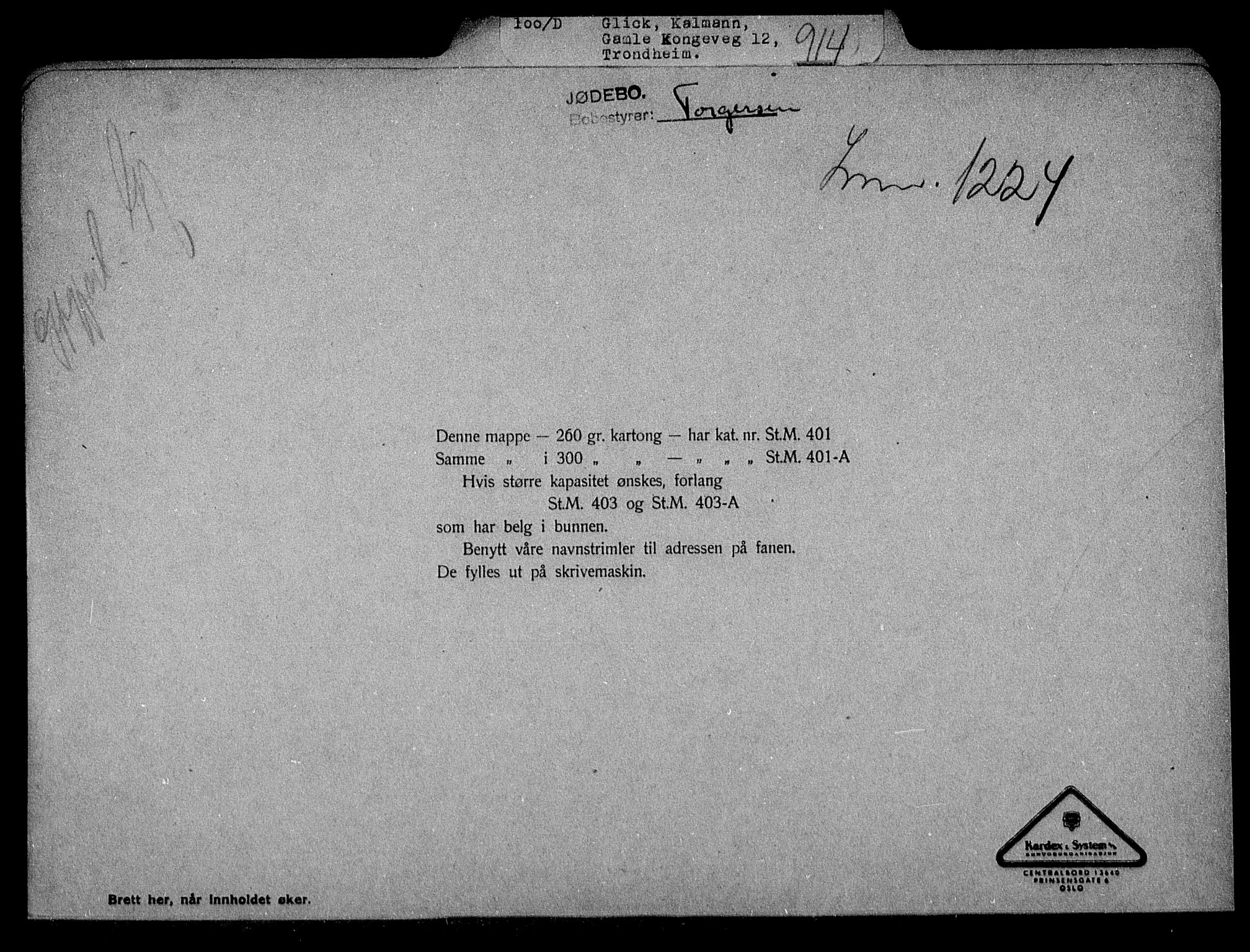 Justisdepartementet, Tilbakeføringskontoret for inndratte formuer, AV/RA-S-1564/H/Hc/Hca/L0895: --, 1945-1947, s. 404