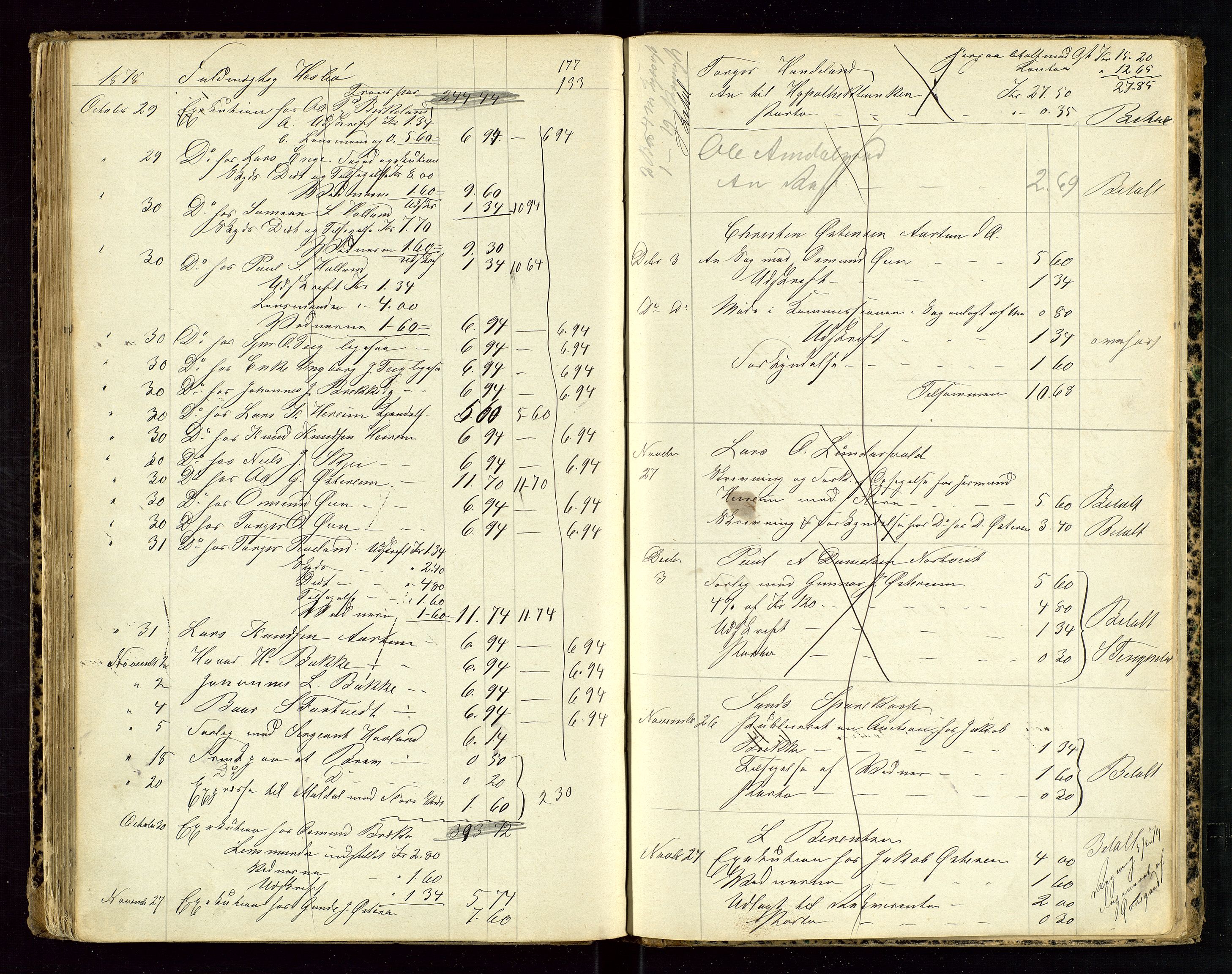 Sauda lensmannskontor, SAST/A-100177/Gja/L0004: Auksjonsprotokoll, 1875-1880