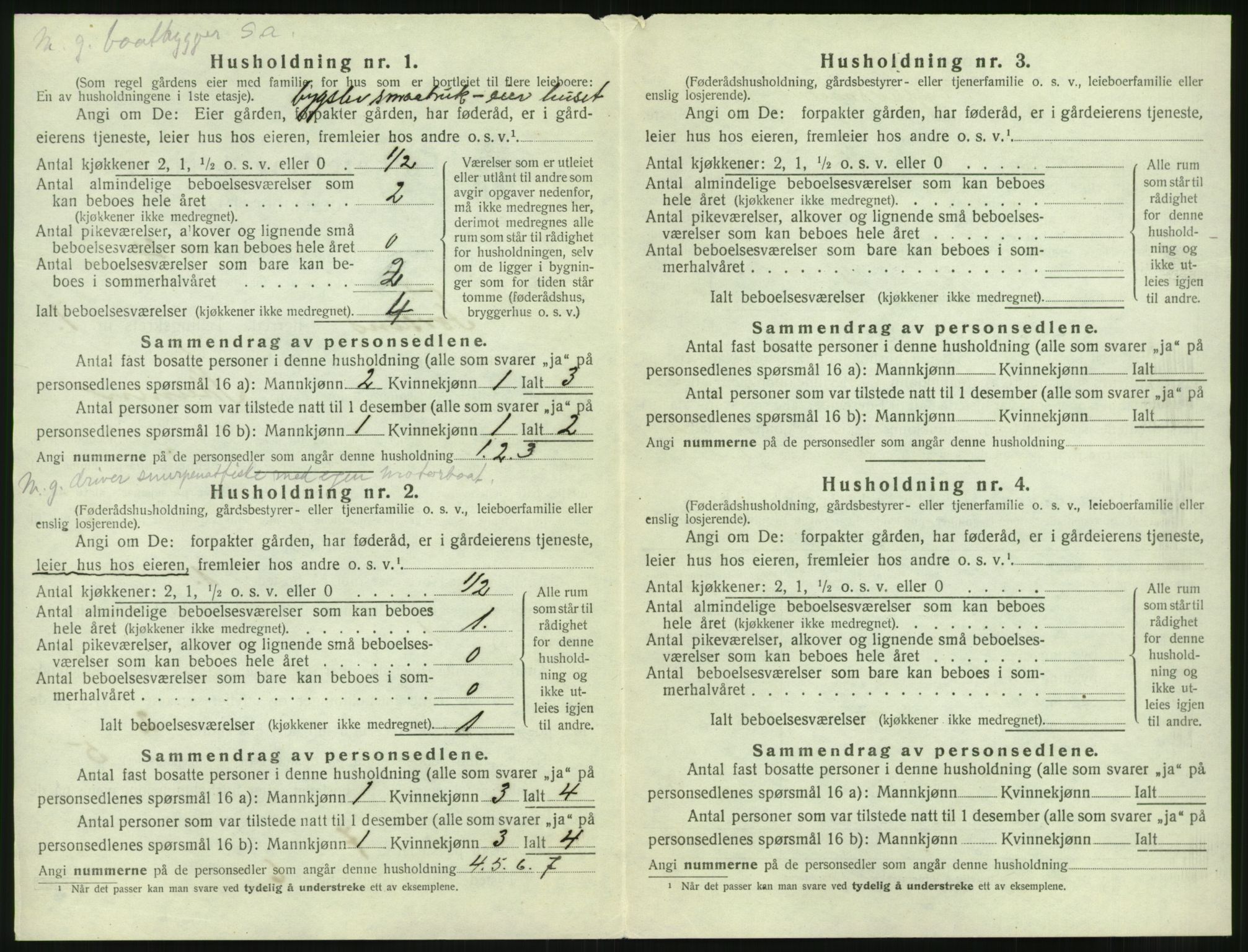 SAST, Folketelling 1920 for 1129 Forsand herred, 1920, s. 46