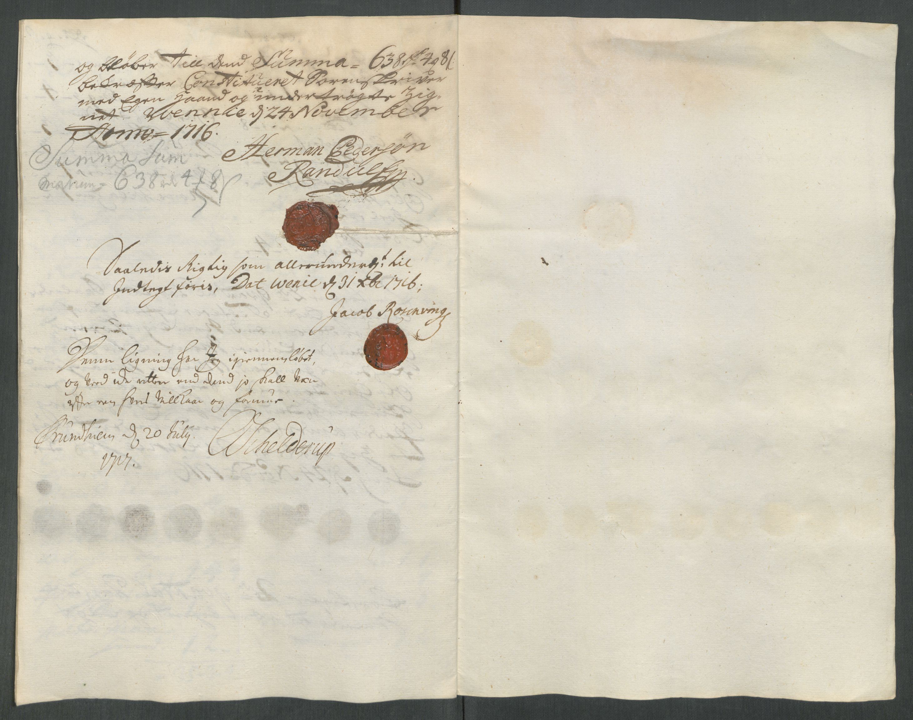 Rentekammeret inntil 1814, Reviderte regnskaper, Fogderegnskap, AV/RA-EA-4092/R67/L4682: Fogderegnskap Vesterålen, Andenes og Lofoten, 1716, s. 125