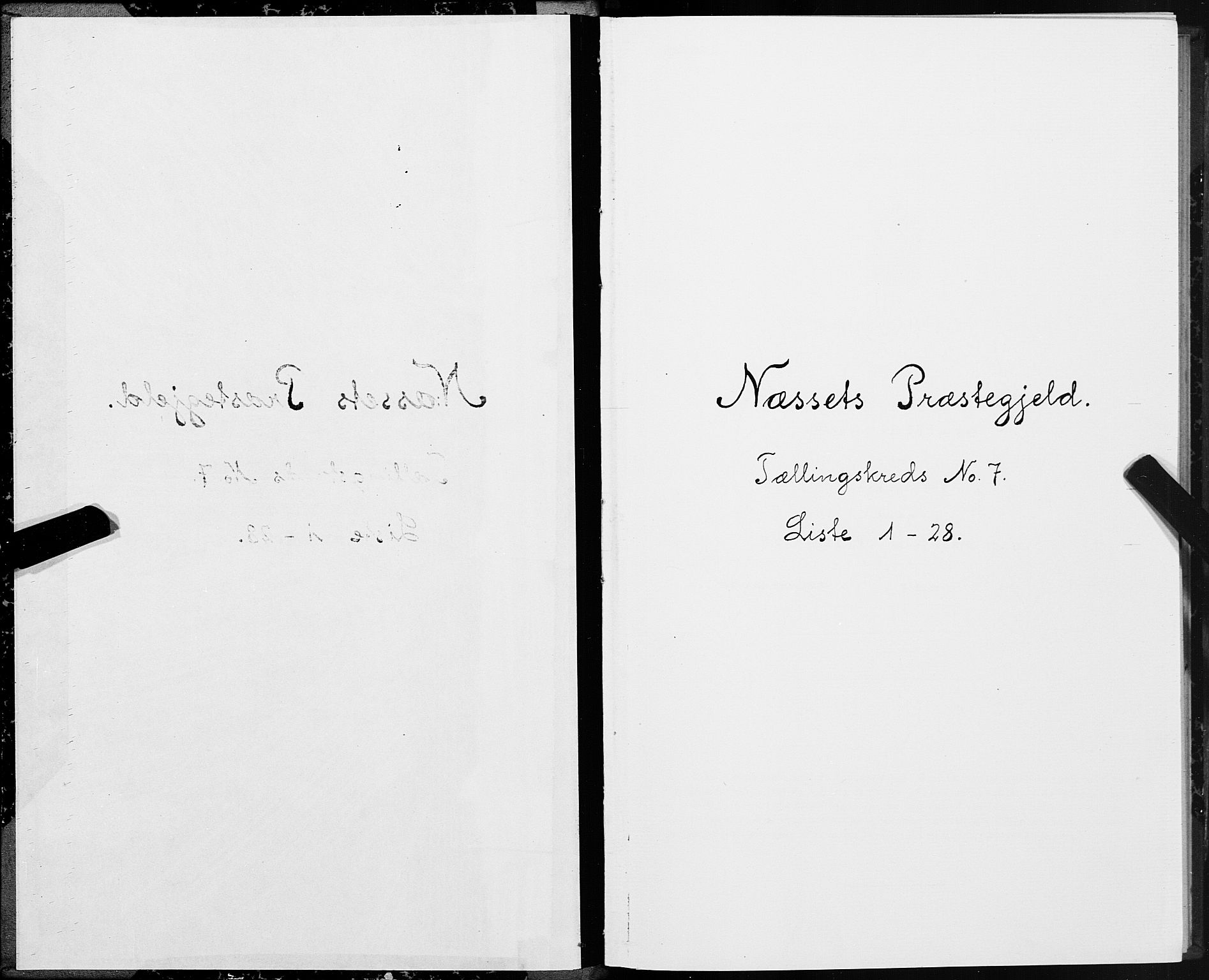 SAT, Folketelling 1875 for 1543P Nesset prestegjeld, 1875