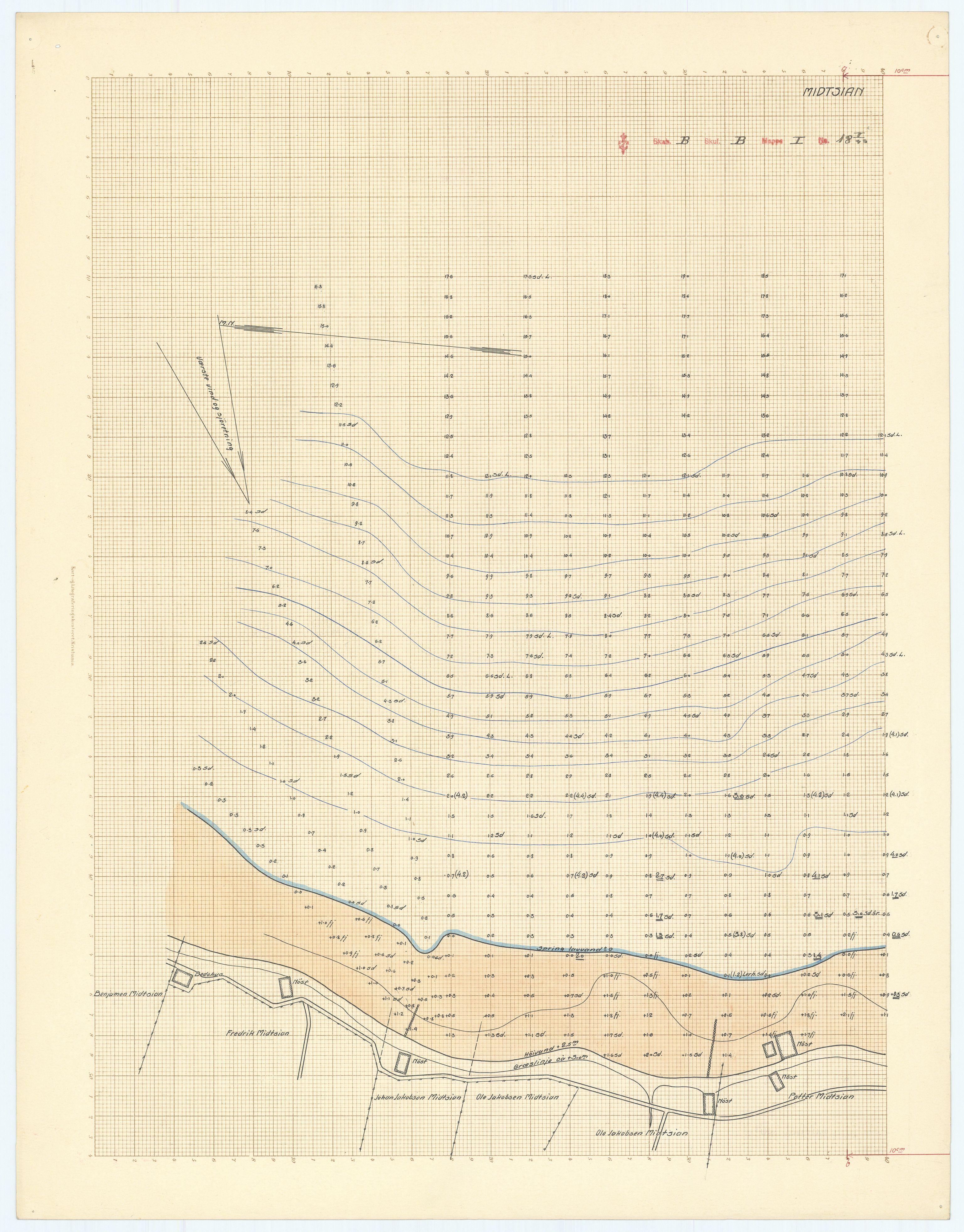 Havnedirektoratet, AV/RA-S-1604/2/T/Tf/Tf12/0098 / Havnedir-N 1198 "Kart over Sandviksbugten med Festholmen paa Næslandet i Bjugn"., 1860-1921, s. 7