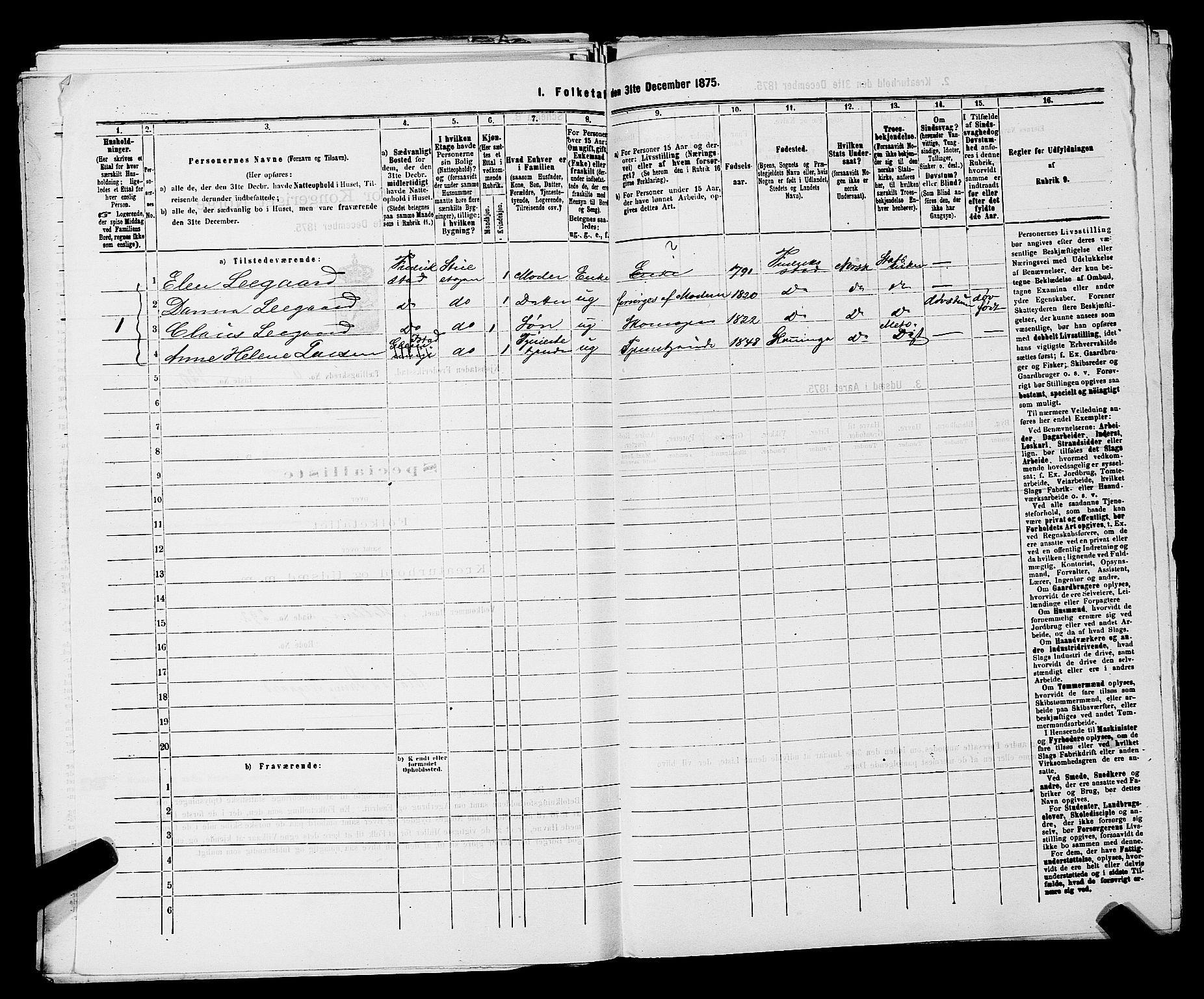 RA, Folketelling 1875 for 0103B Fredrikstad prestegjeld, Fredrikstad kjøpstad, 1875, s. 985