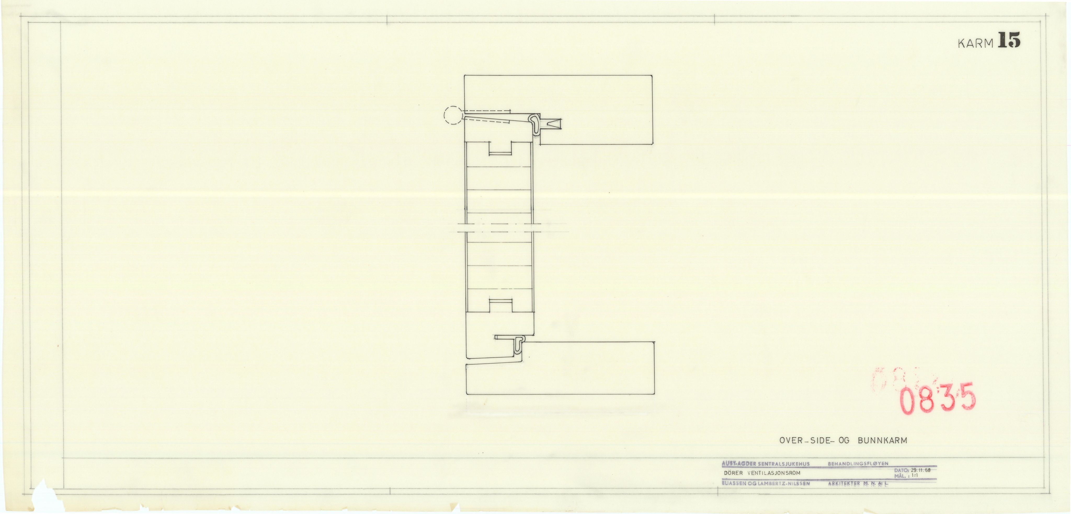 Eliassen og Lambertz-Nilssen Arkitekter, AAKS/PA-2983/T/T02/L0009: Tegningskogger 0835, 1967-1972, s. 35