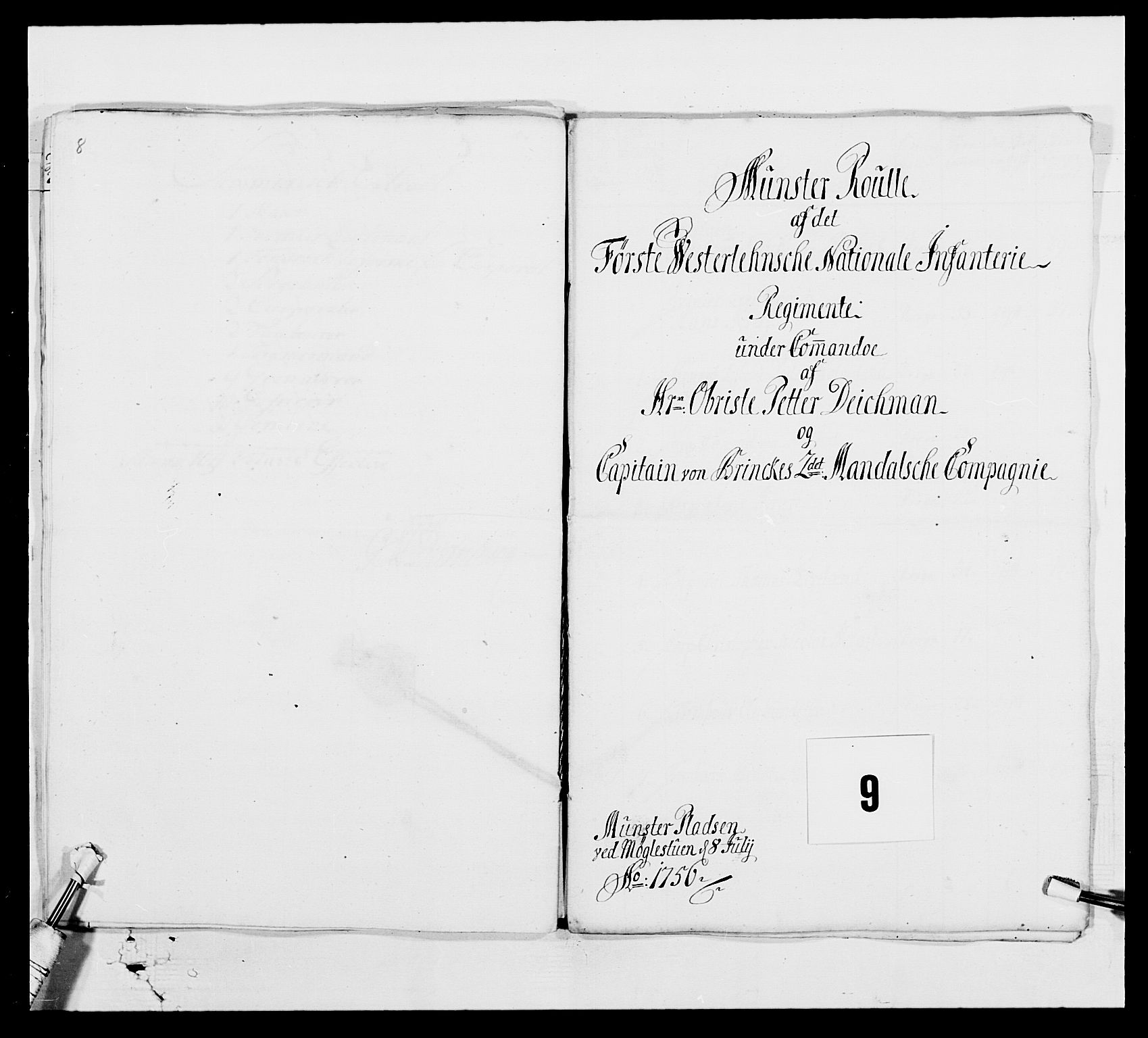 Kommanderende general (KG I) med Det norske krigsdirektorium, AV/RA-EA-5419/E/Ea/L0522b: 1. Vesterlenske regiment, 1756-1767, s. 59