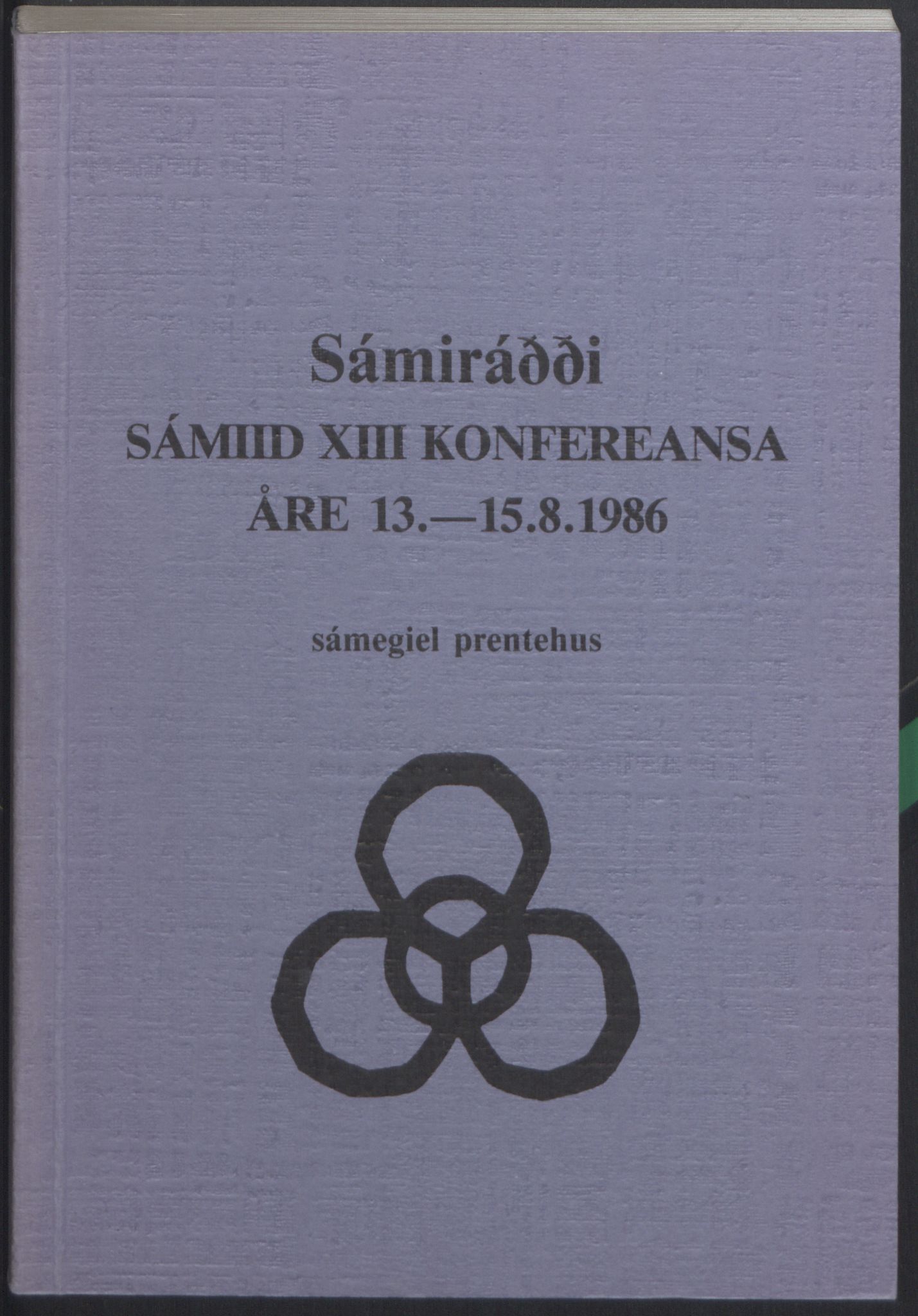 Sámiráđđi / Saami Council, SAMI/PA-1126/X/L0013: Saami Conference XIII, 1986
