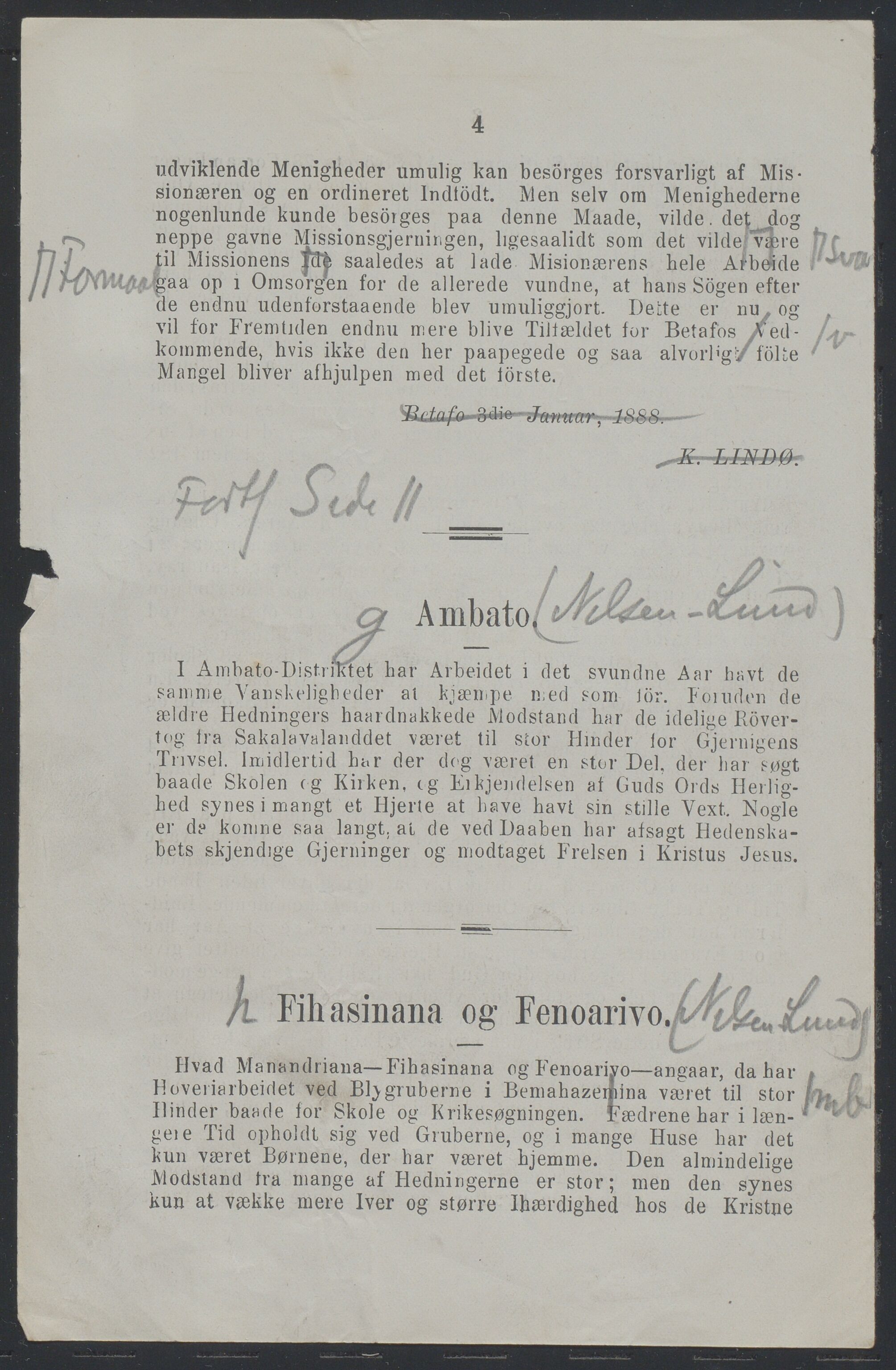 Det Norske Misjonsselskap - hovedadministrasjonen, VID/MA-A-1045/D/Da/Daa/L0037/0006: Konferansereferat og årsberetninger / Konferansereferat fra Madagaskar Innland., 1888, s. 4