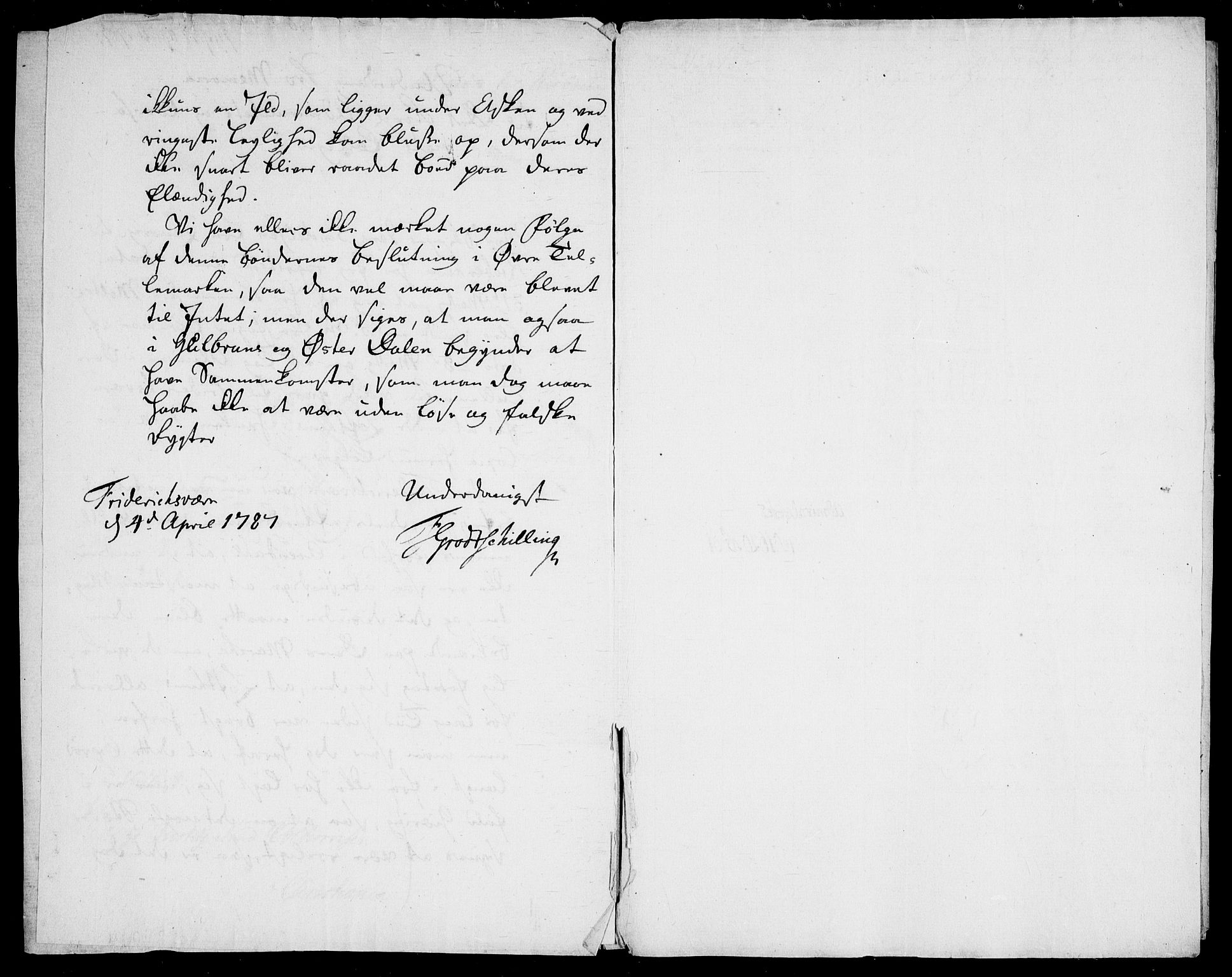 Danske Kanselli, Skapsaker, AV/RA-EA-4061/F/L0097: Skap 16, pakke 7 III, 1787, s. 20