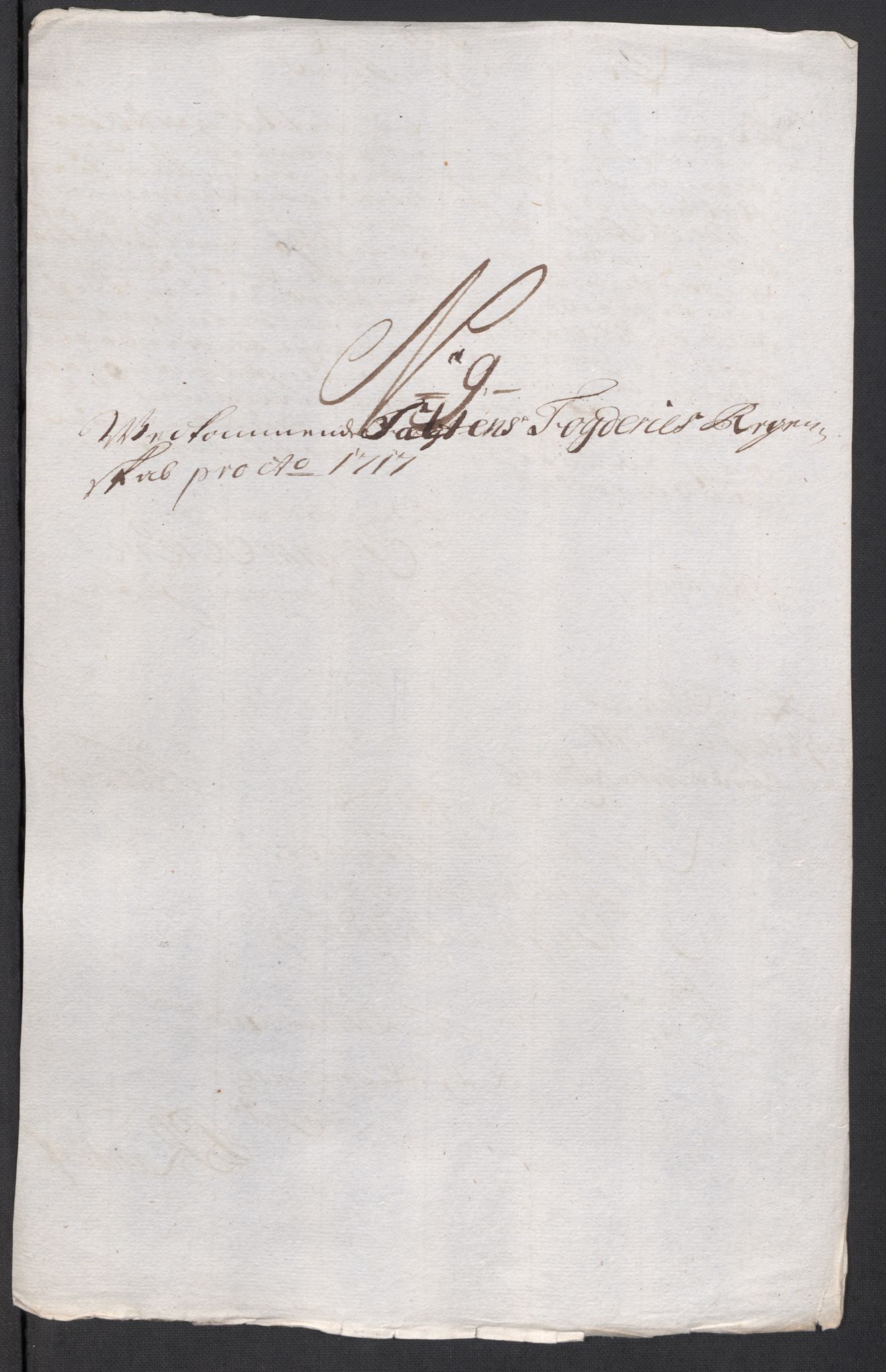 Rentekammeret inntil 1814, Reviderte regnskaper, Fogderegnskap, AV/RA-EA-4092/R66/L4587: Fogderegnskap Salten, 1717, s. 110