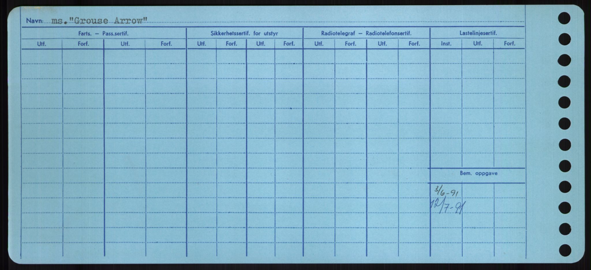 Sjøfartsdirektoratet med forløpere, Skipsmålingen, RA/S-1627/H/Hd/L0013: Fartøy, Gne-Gås, s. 274