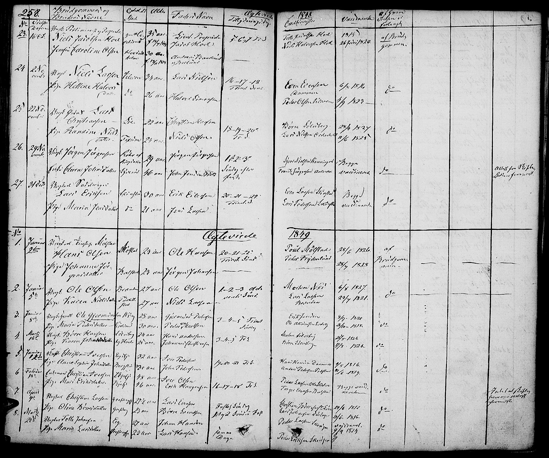 Nes prestekontor, Hedmark, AV/SAH-PREST-020/K/Ka/L0003: Ministerialbok nr. 3, 1827-1851, s. 258