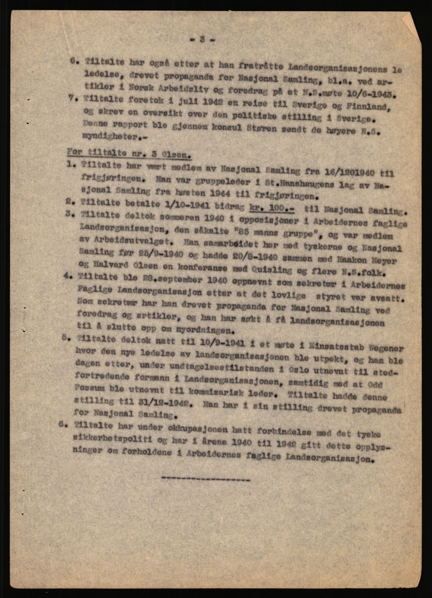 Landssvikarkivet, Oslo politikammer, AV/RA-S-3138-01/D/Da/L1026/0002: Dommer, dnr. 4168 - 4170 / Dnr. 4169, 1945-1948, s. 19