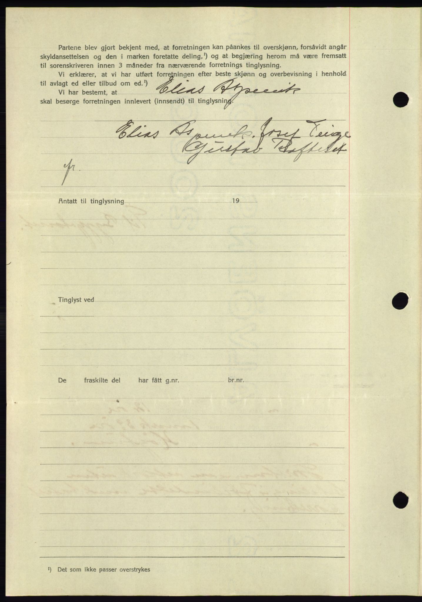 Søre Sunnmøre sorenskriveri, AV/SAT-A-4122/1/2/2C/L0065: Pantebok nr. 59, 1938-1938, Dagboknr: 947/1938