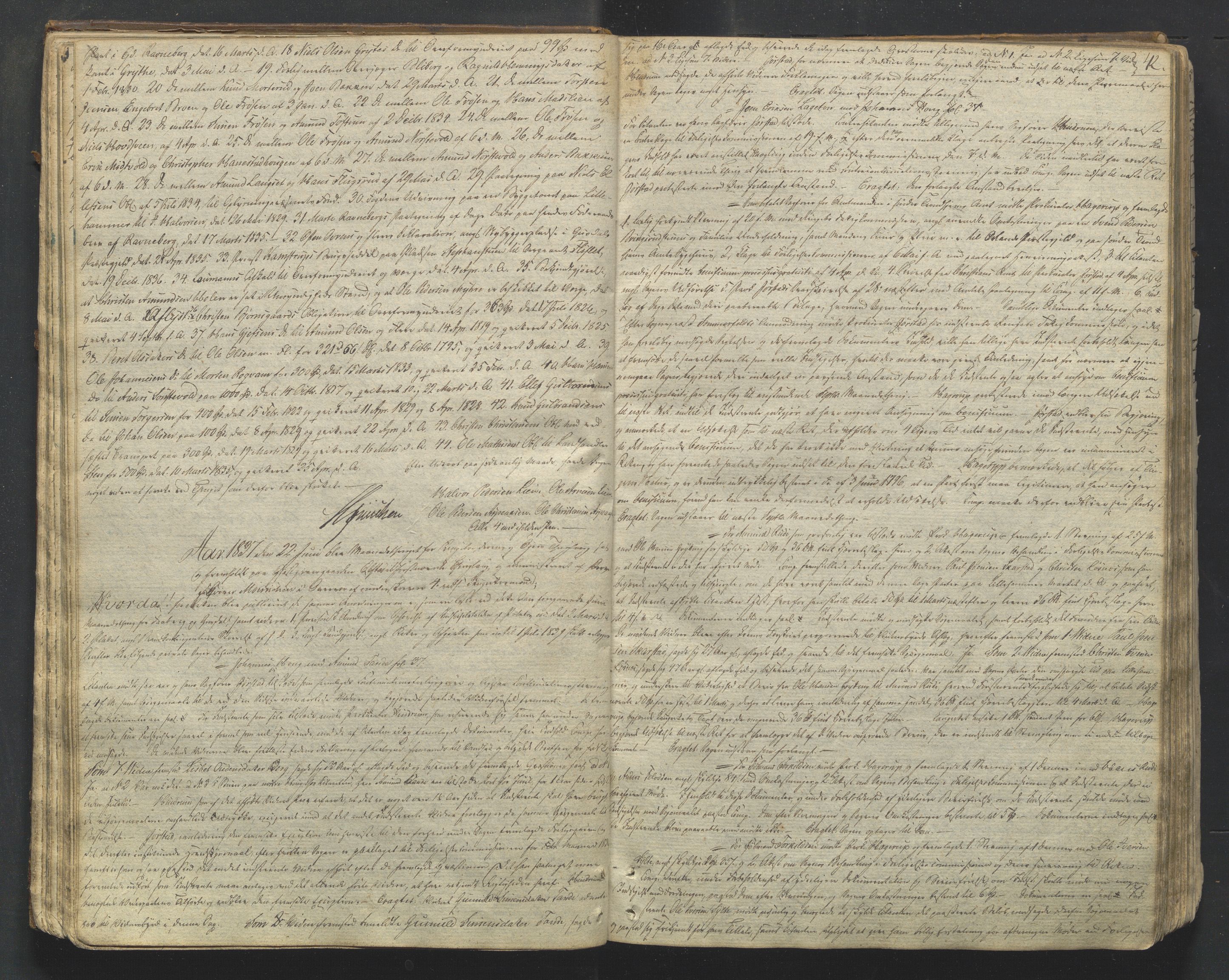 Mellom-Gudbrandsdal sorenskriveri, AV/SAH-TING-038/G/Gb/L0001: Tingbok, 1835-1849, s. 41b-42a
