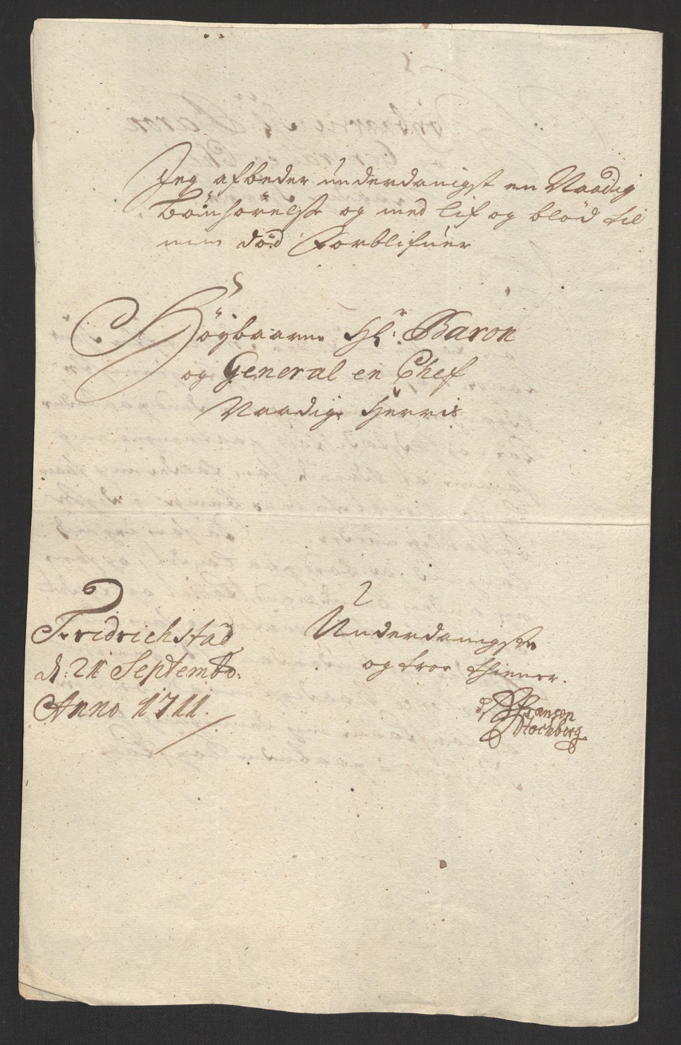 Rentekammeret inntil 1814, Reviderte regnskaper, Fogderegnskap, AV/RA-EA-4092/R01/L0020: Fogderegnskap Idd og Marker, 1711, s. 239