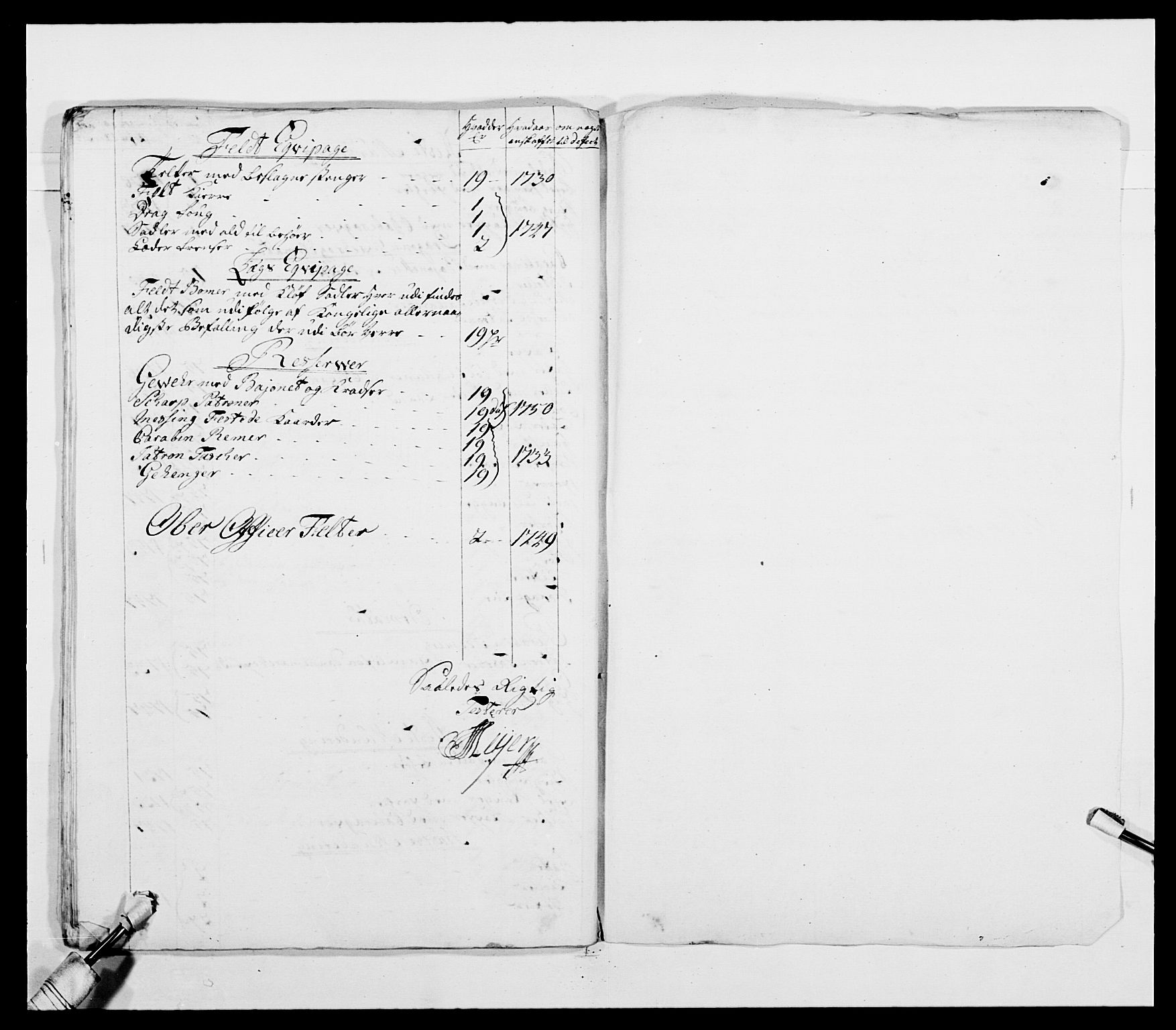 Kommanderende general (KG I) med Det norske krigsdirektorium, AV/RA-EA-5419/E/Ea/L0482: Nordafjelske dragonregiment, 1718-1761, s. 337